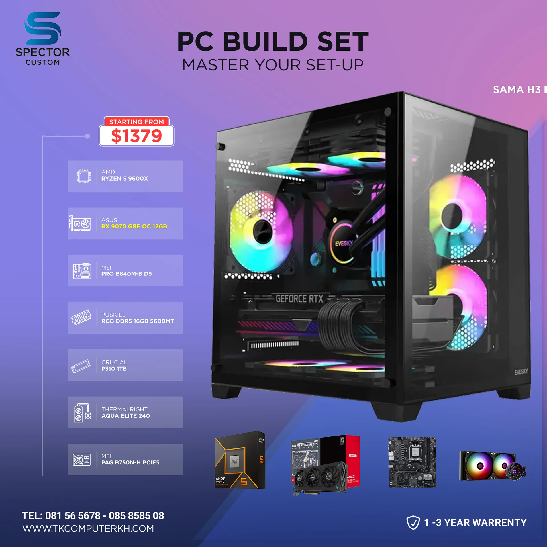 AMD Ryzen 5 9600X RX9070 GRE