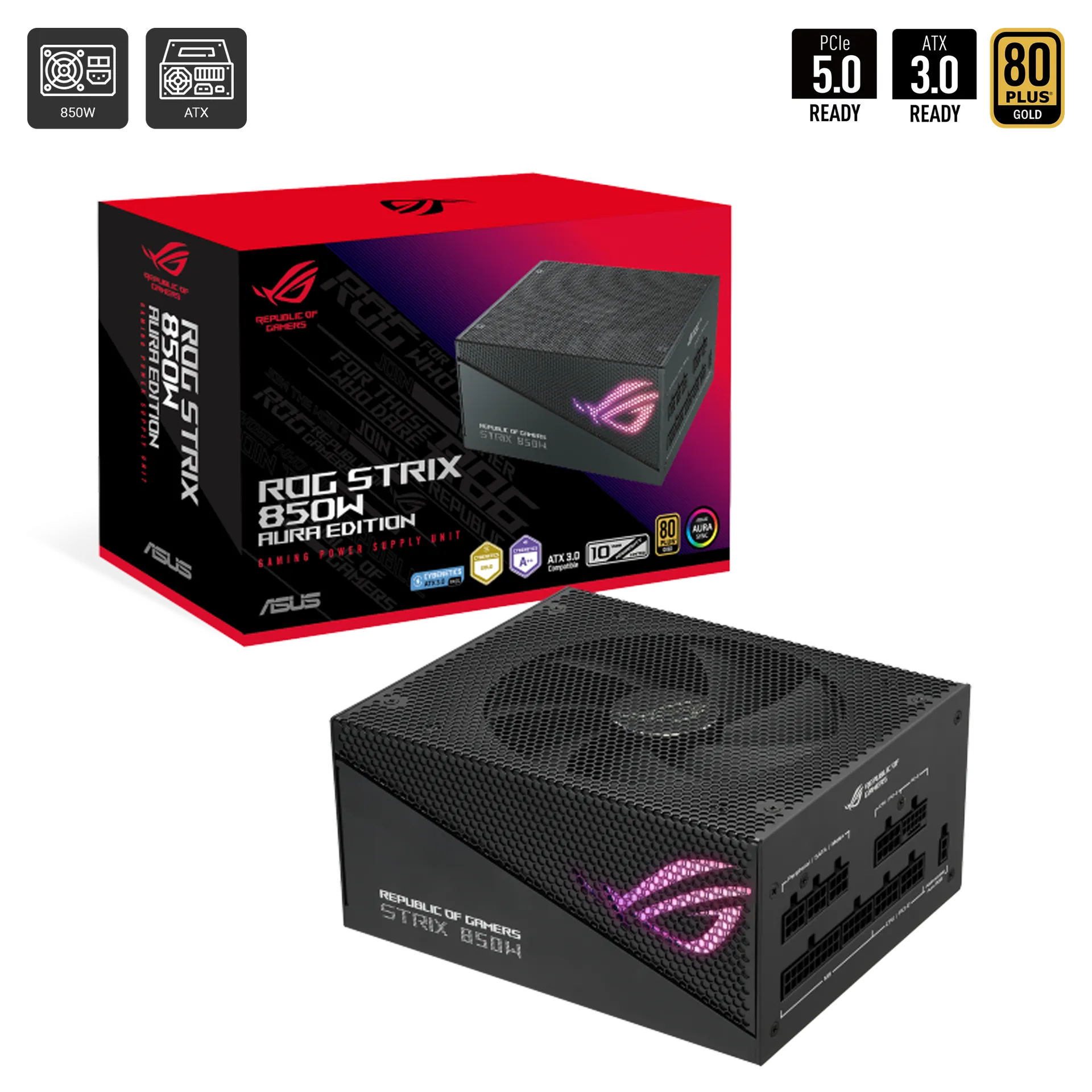 STRIX 850W Gold Aura Edition