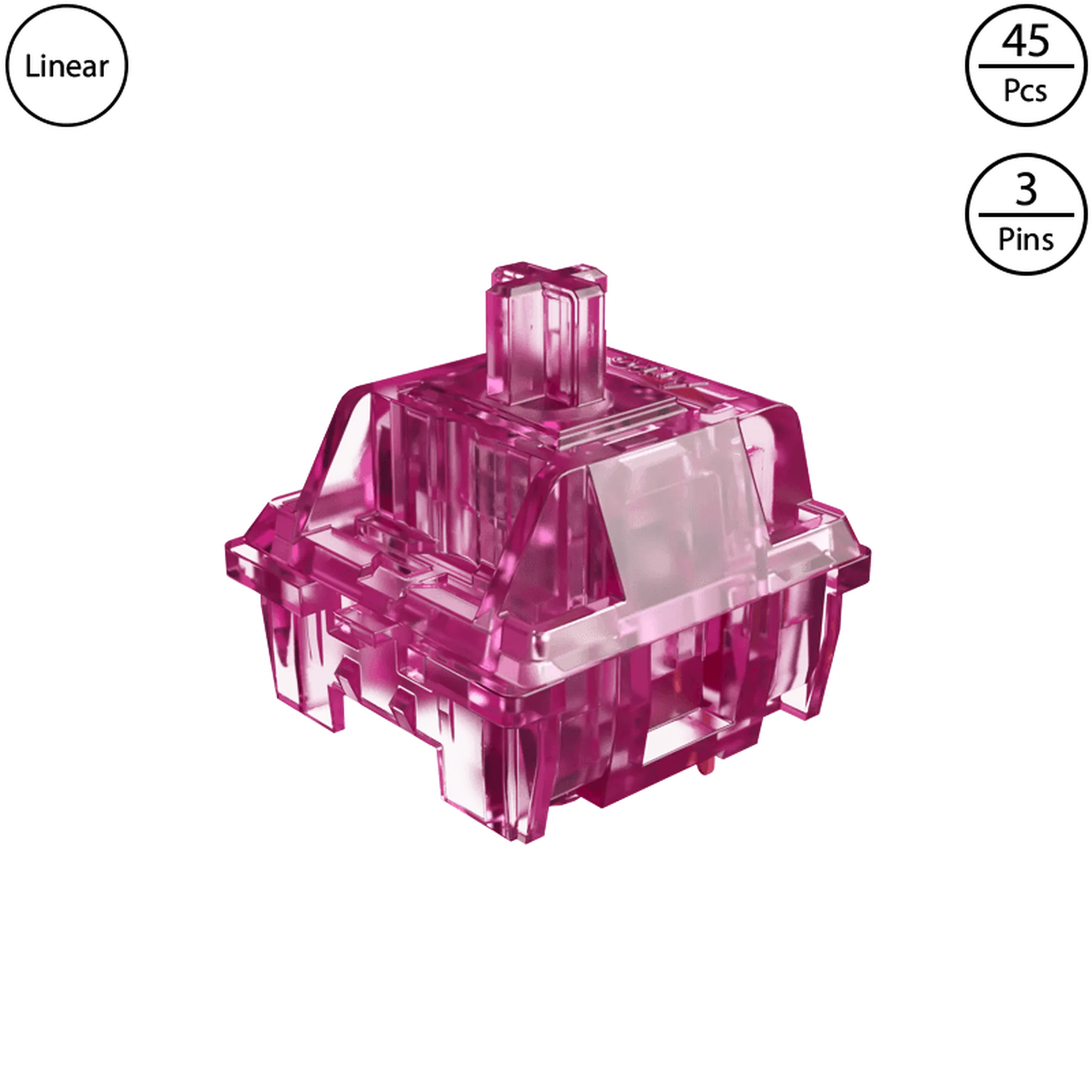 CS Crystal Wine Red (45 pcs)