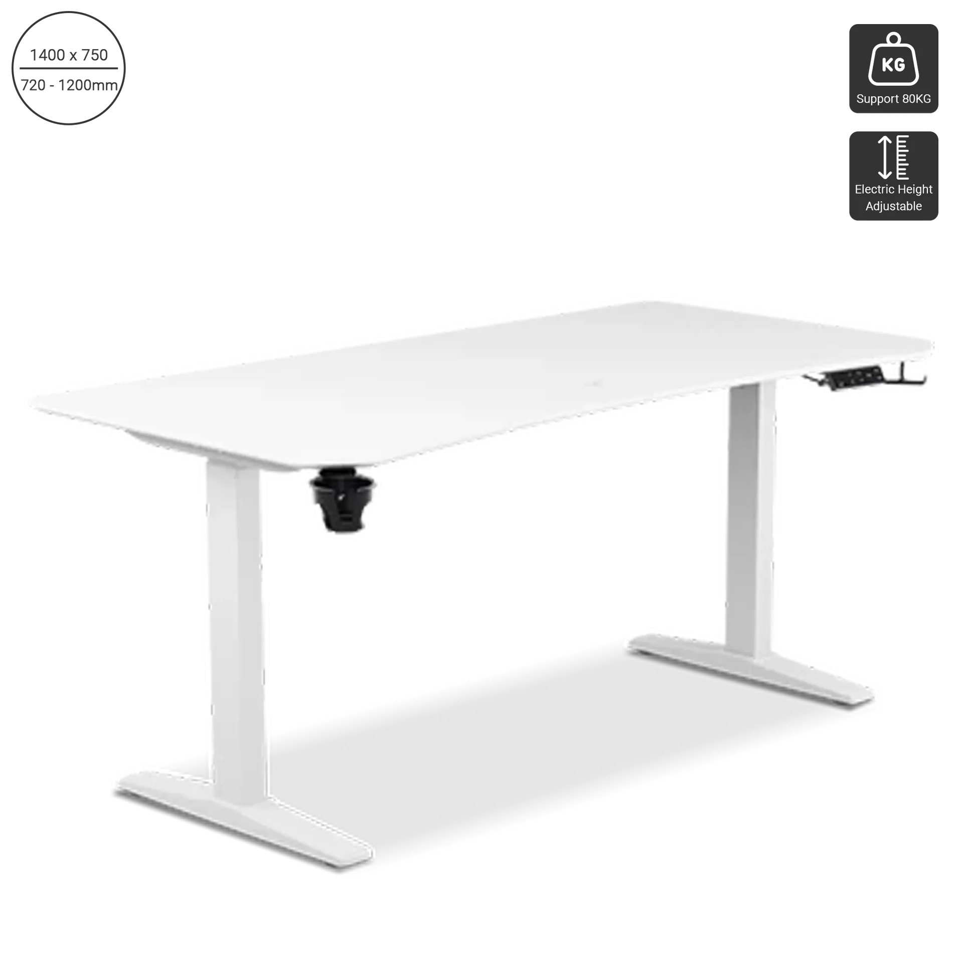 Titus X Smart Desk (Electric Adjustable Height Table, 1.4M)