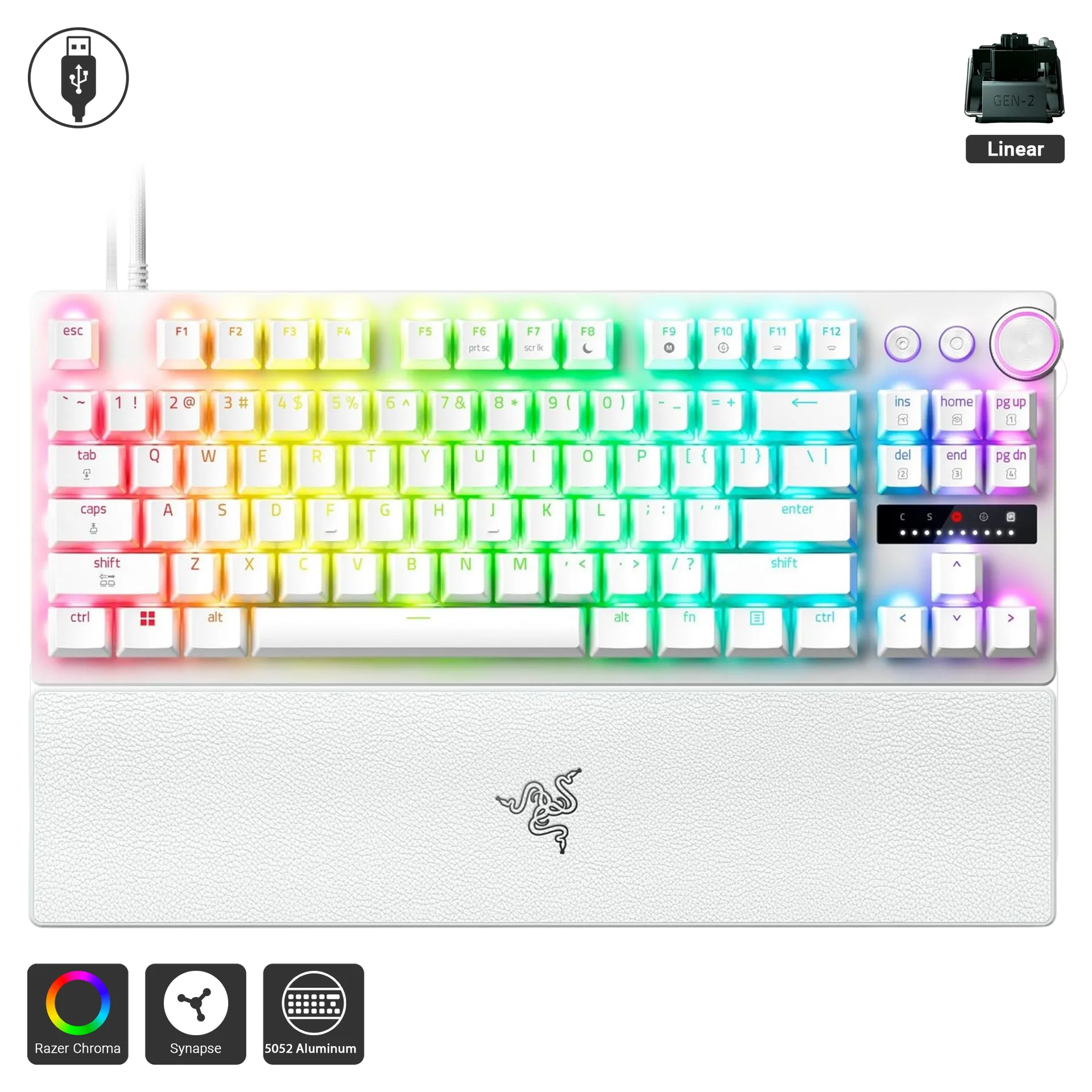 Huntsman V3 Pro TKL 8K White