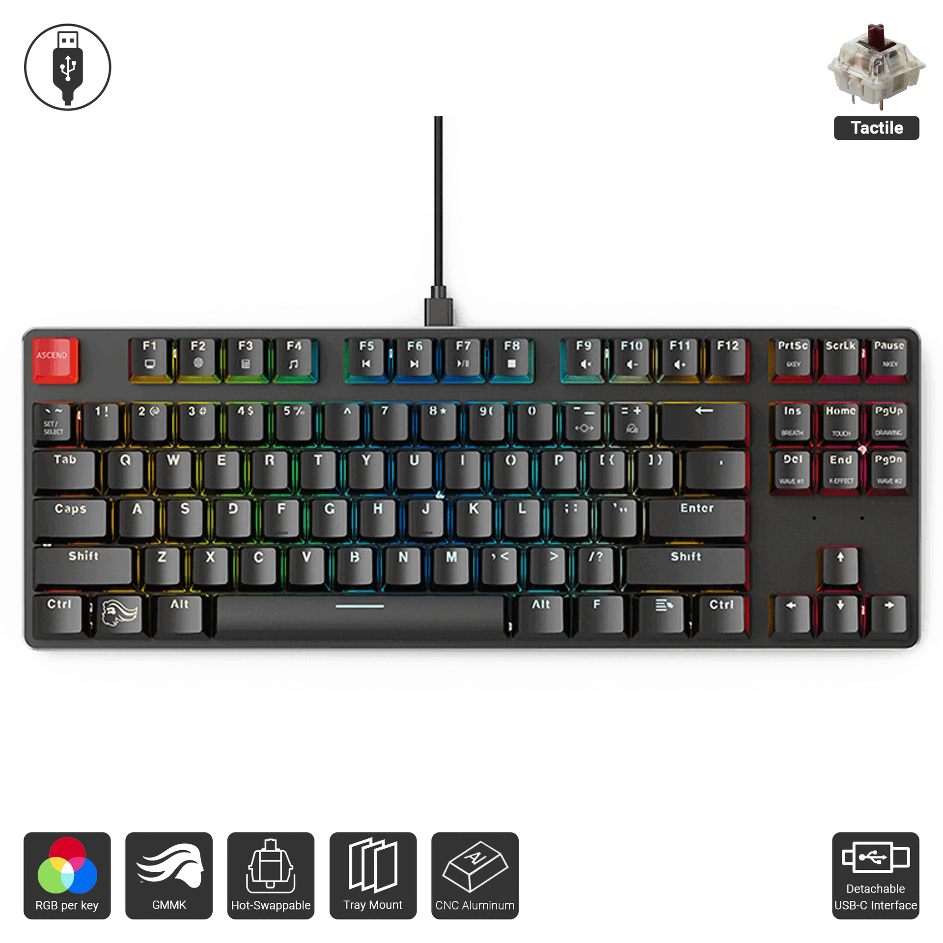 GMMK Tenkeyless  (Fully Assembled)