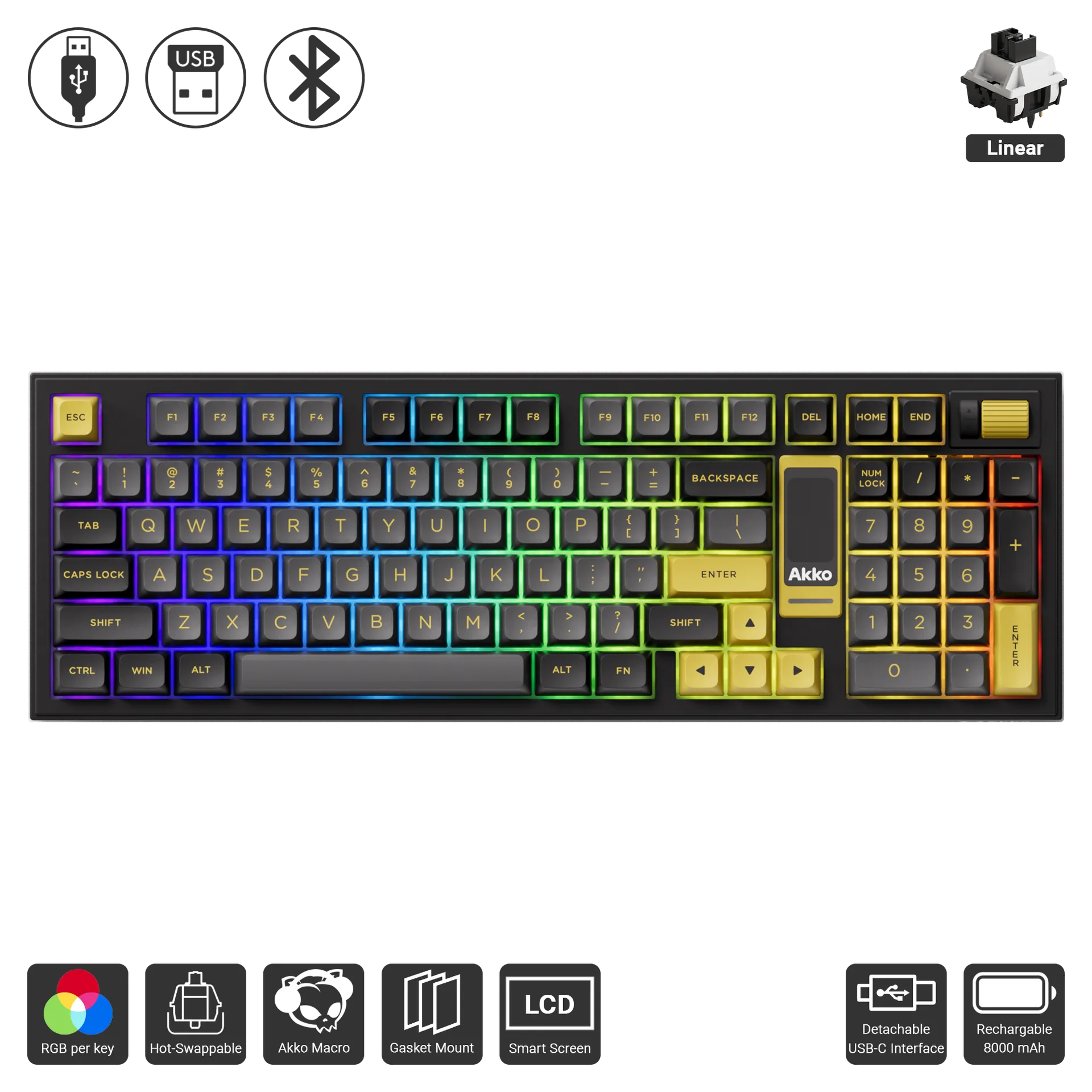 5098B - Black & Gold