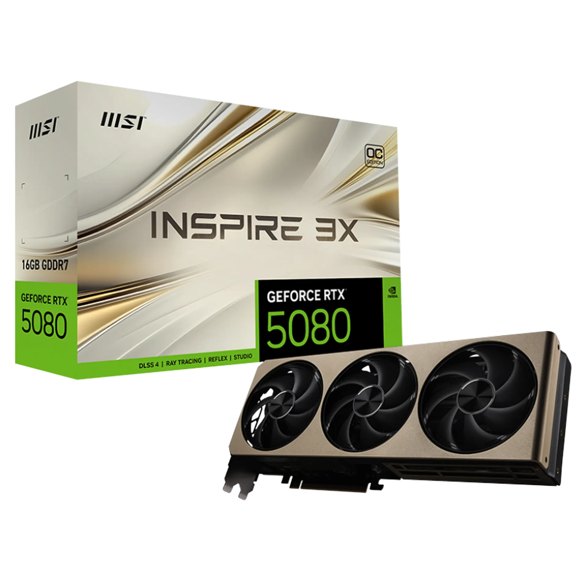 GeForce RTX™ 5080 16G INSPIRE 3X OC
