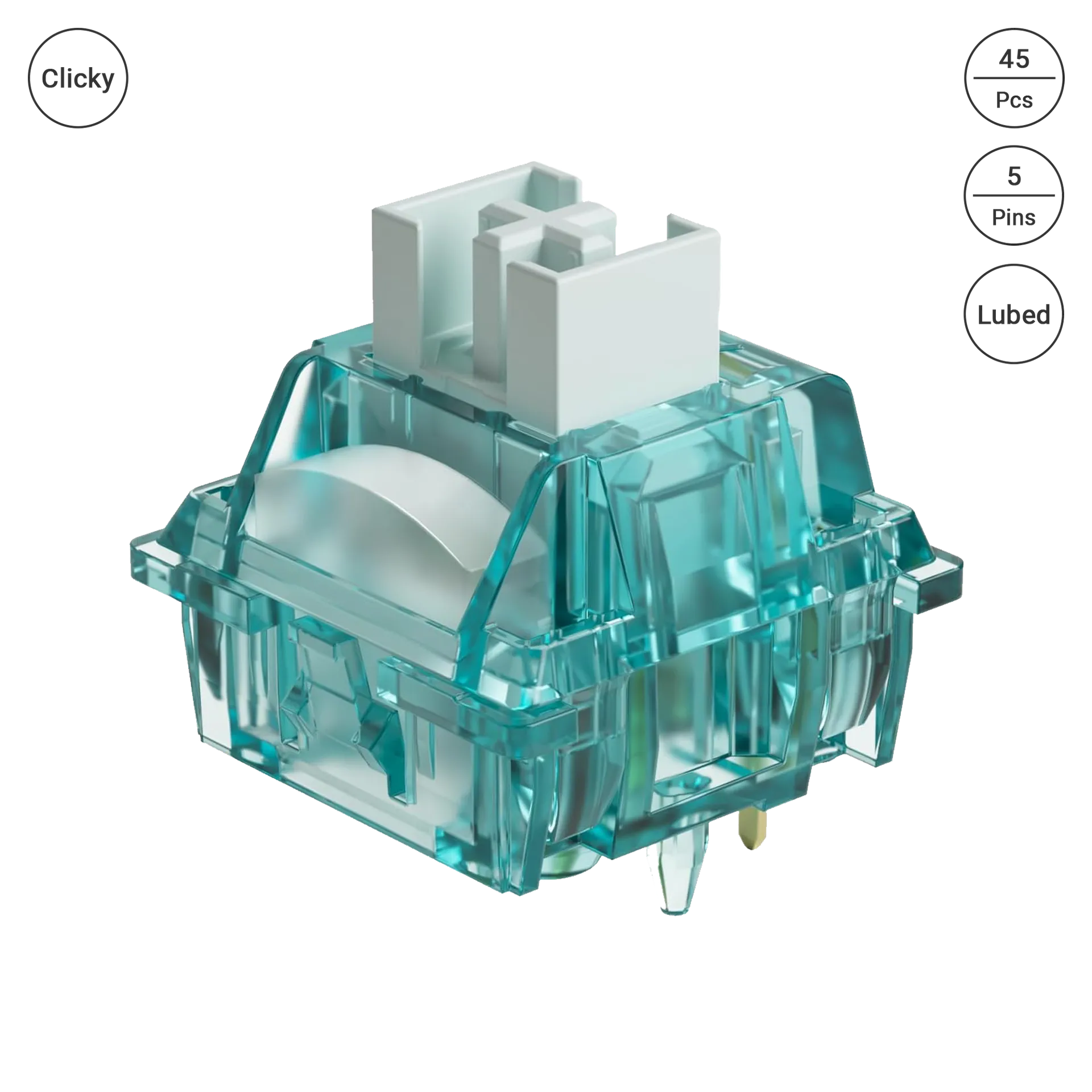 Creamy Cyan (45 pcs)