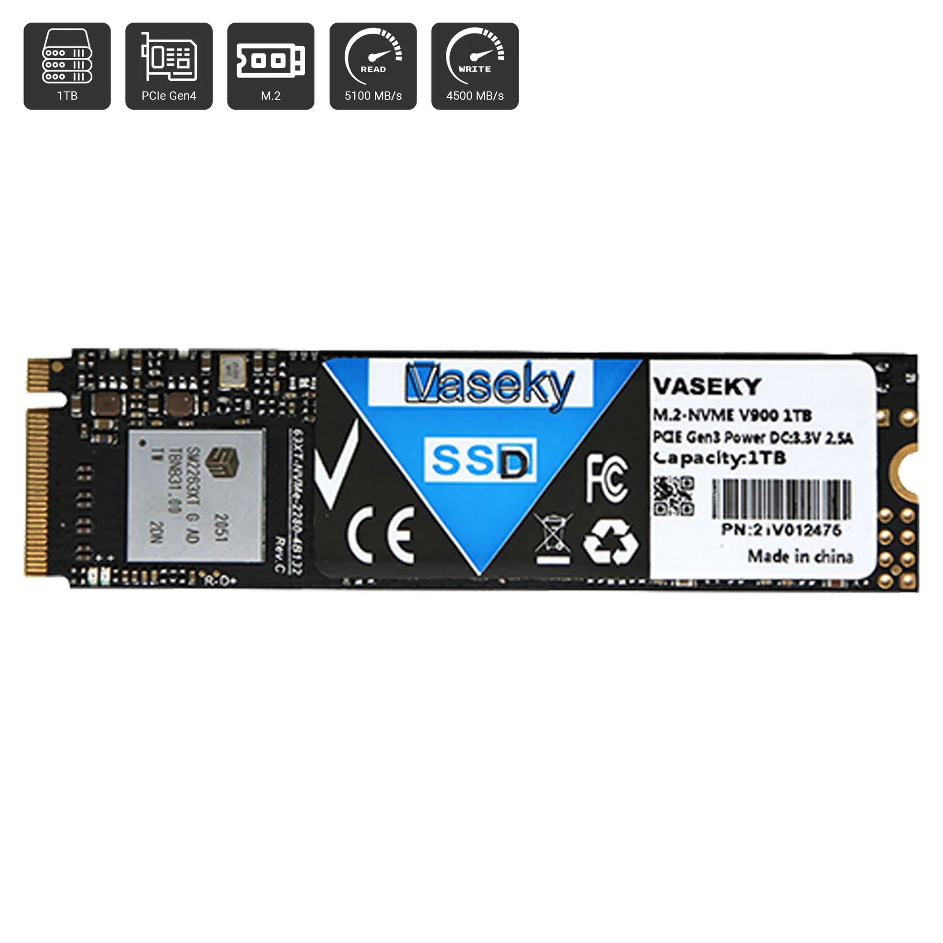 V900 PCIe 3.0 NVMe - 512GB