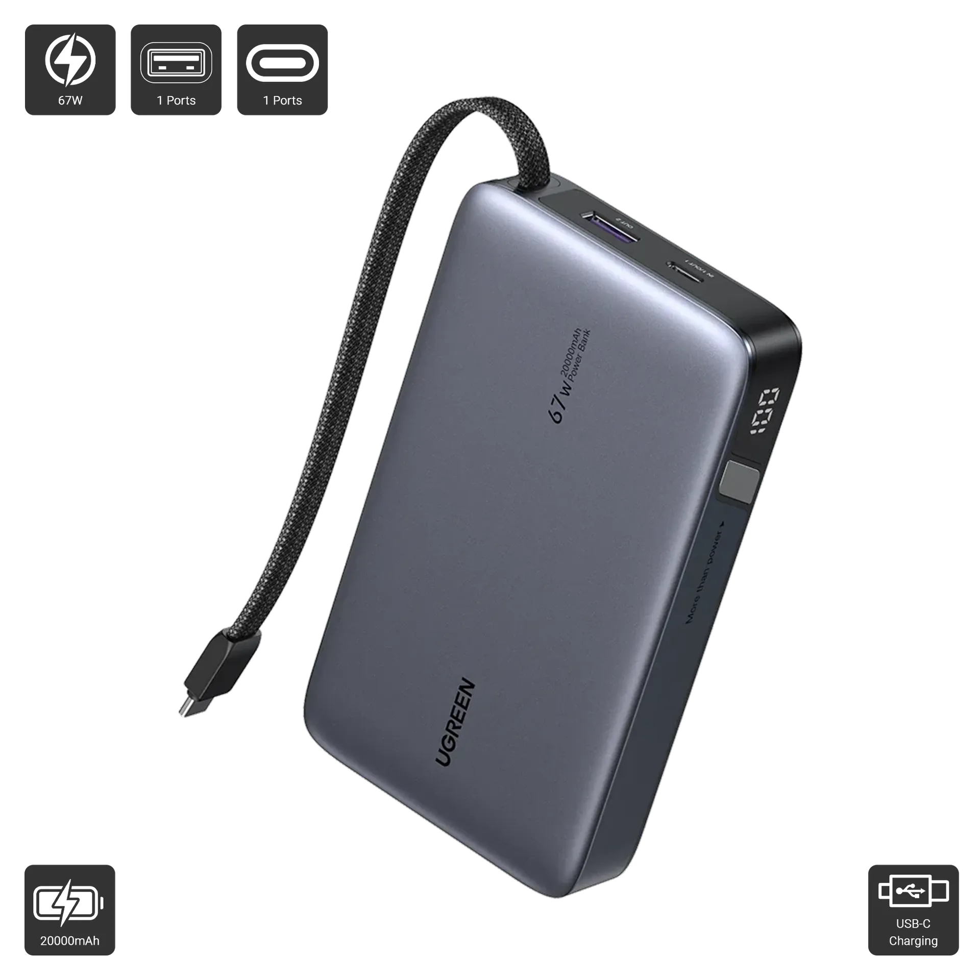 Powerbank 20000mAH 67W