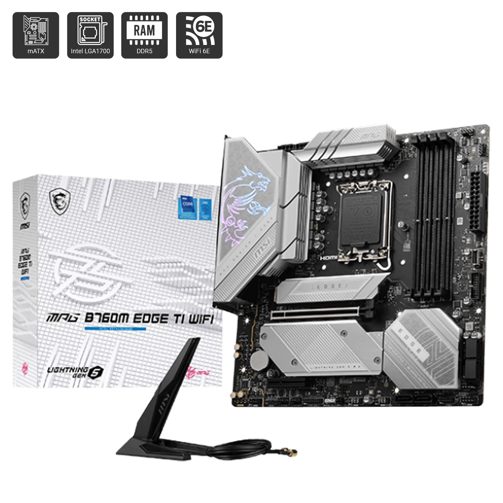 MPG B760M EDGE TI WIFI DDR5