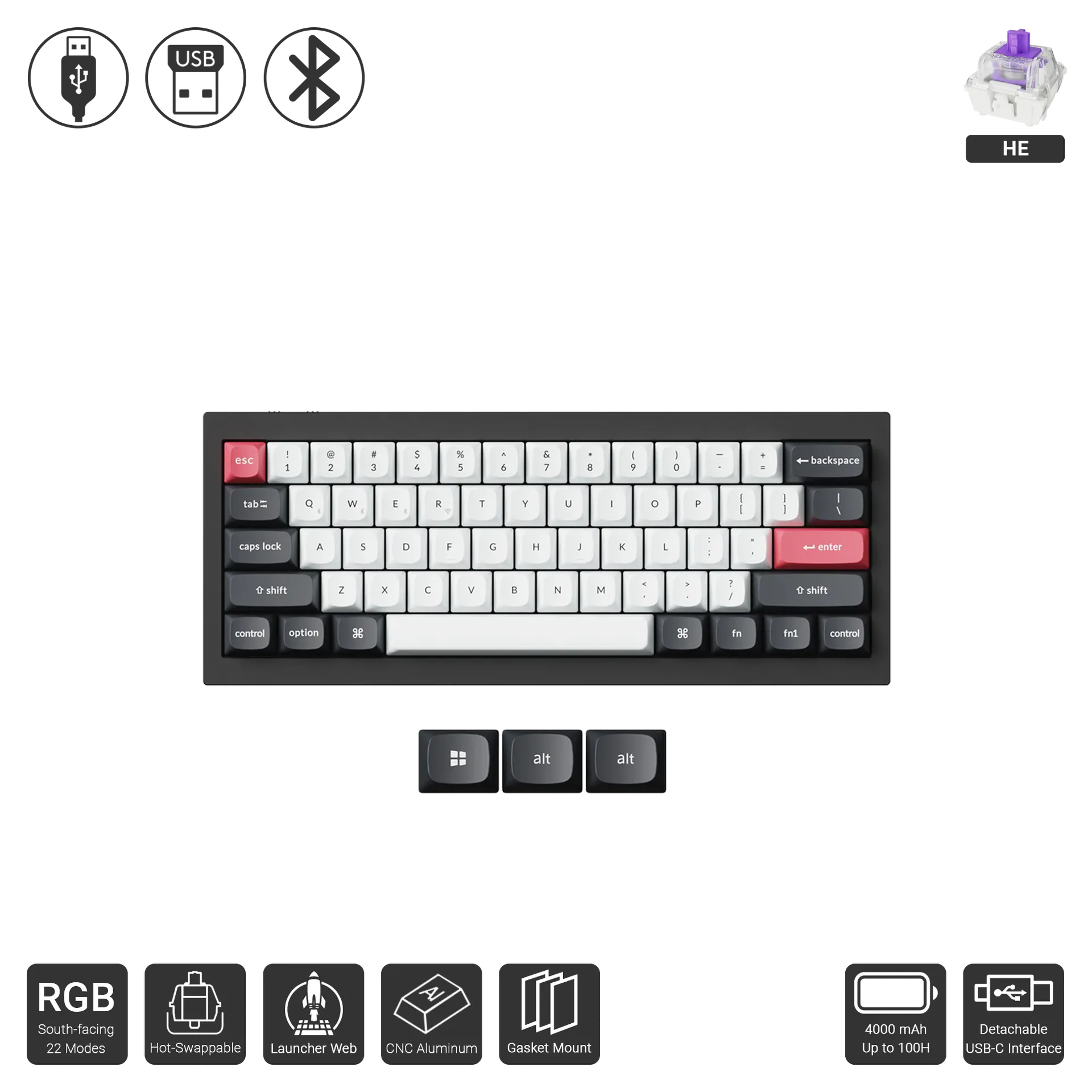 Q4 HE QMK Wireless