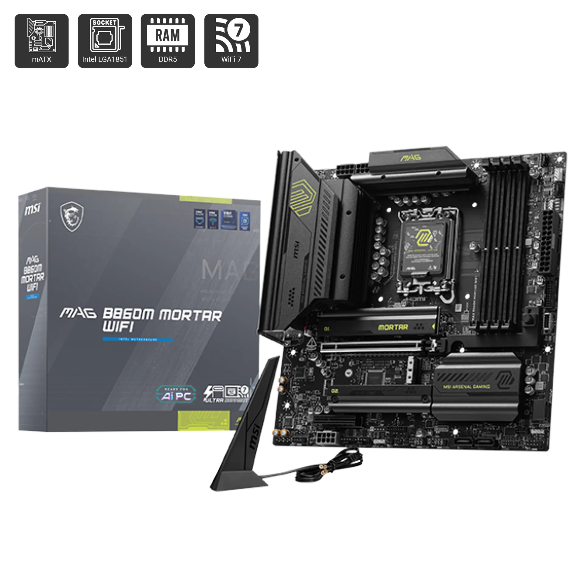 MAG B860M MORTAR WIFI