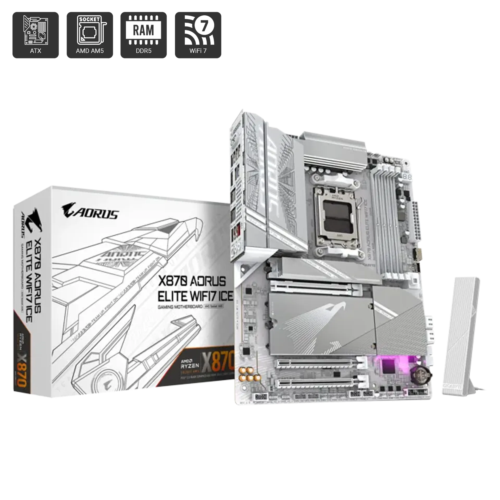 X870 AORUS ELITE WIFI7 ICE