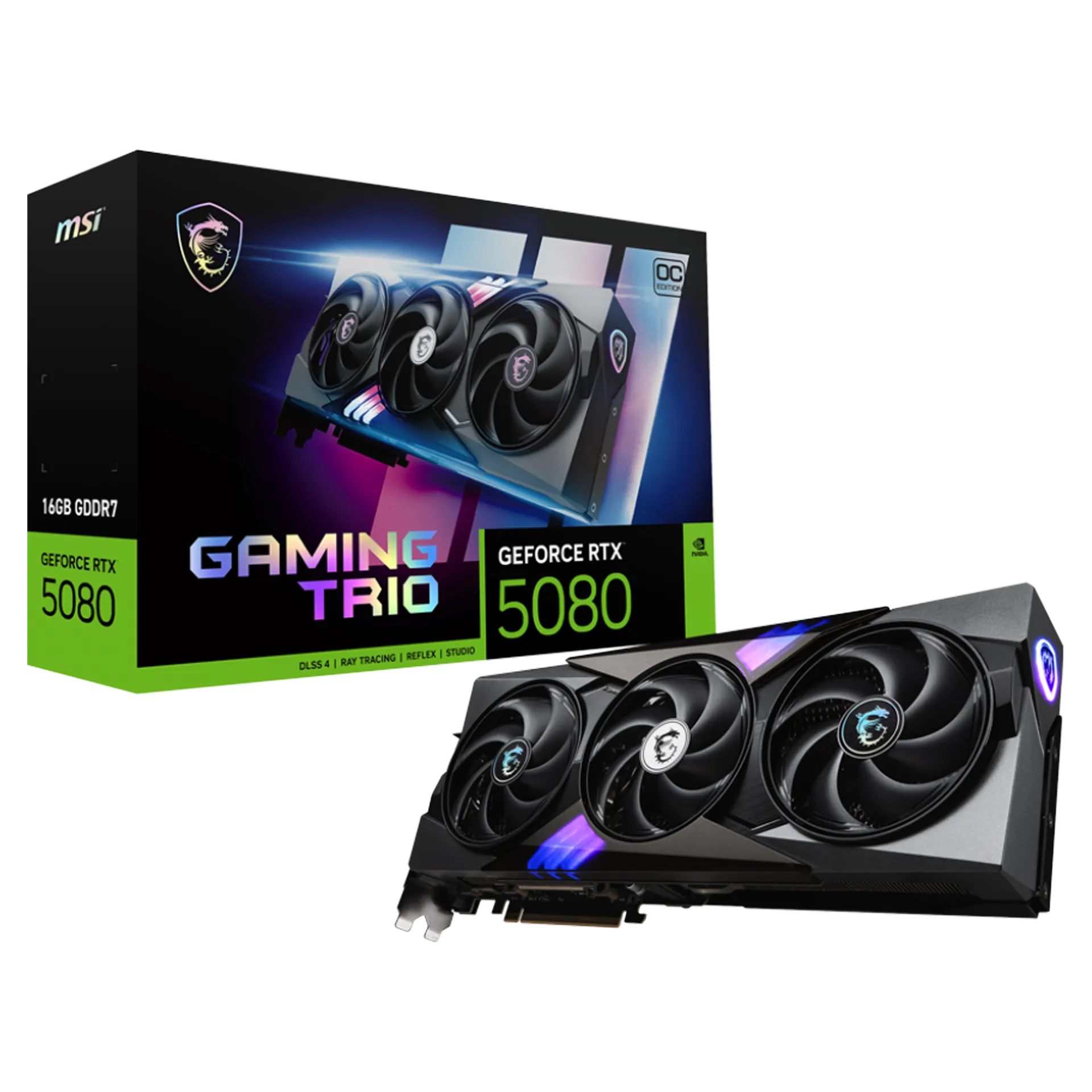 GeForce RTX™ 5080 16G GAMING TRIO OC