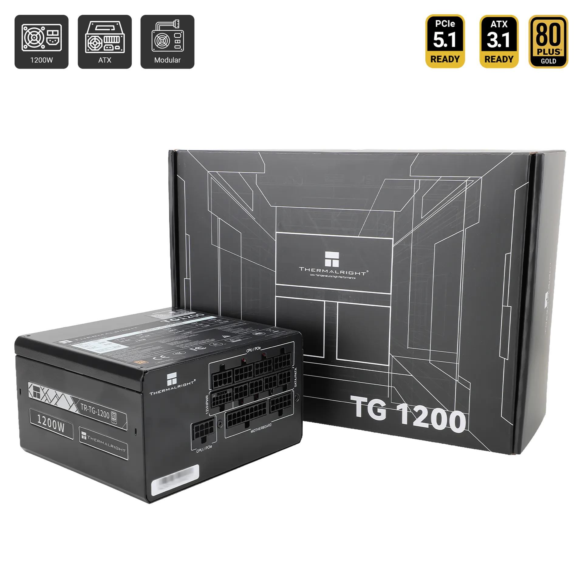 TR-TG1200 80 Plus Gold ATX Power Supply (1200W)