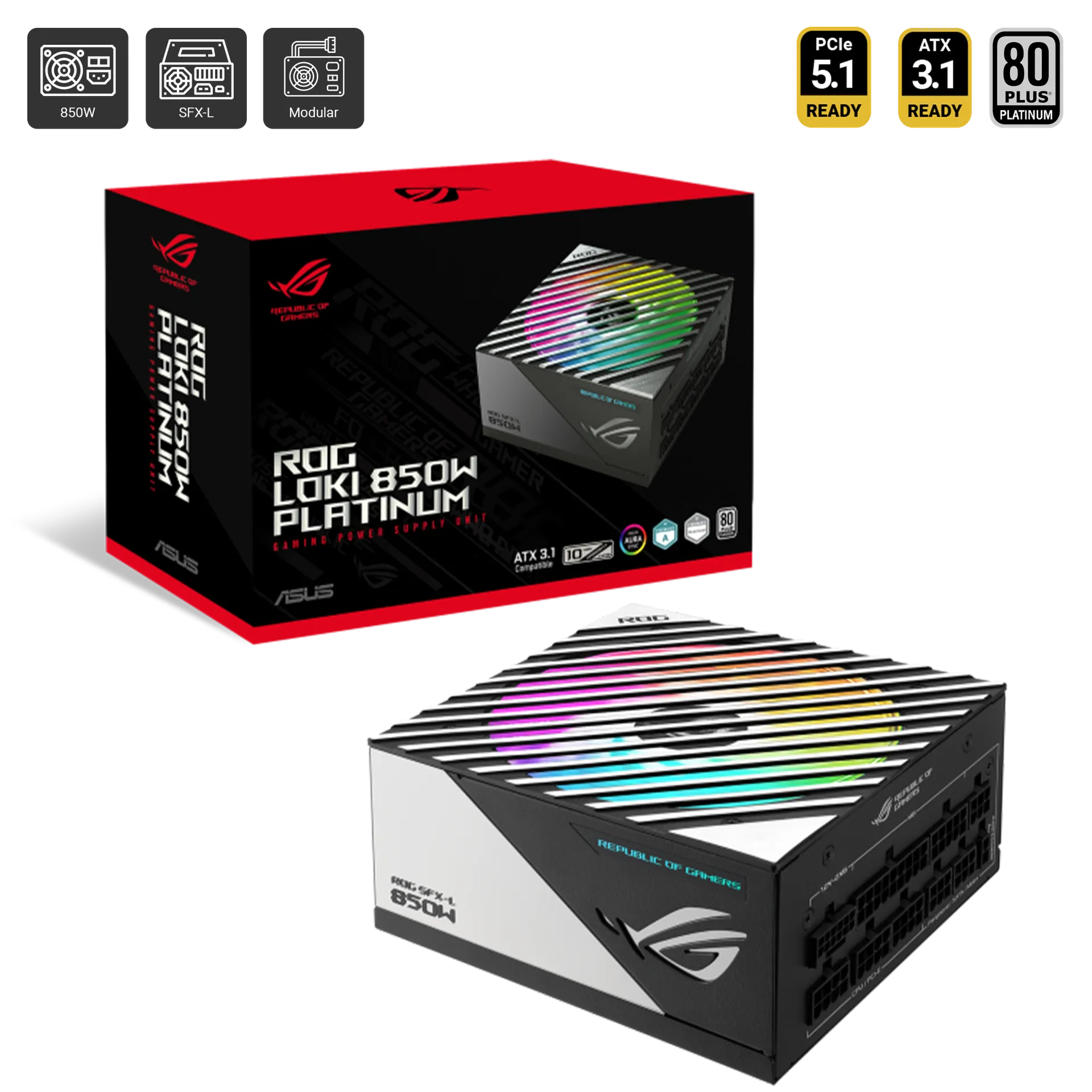 LOKI SFX-L 850W Platinum Black Edition