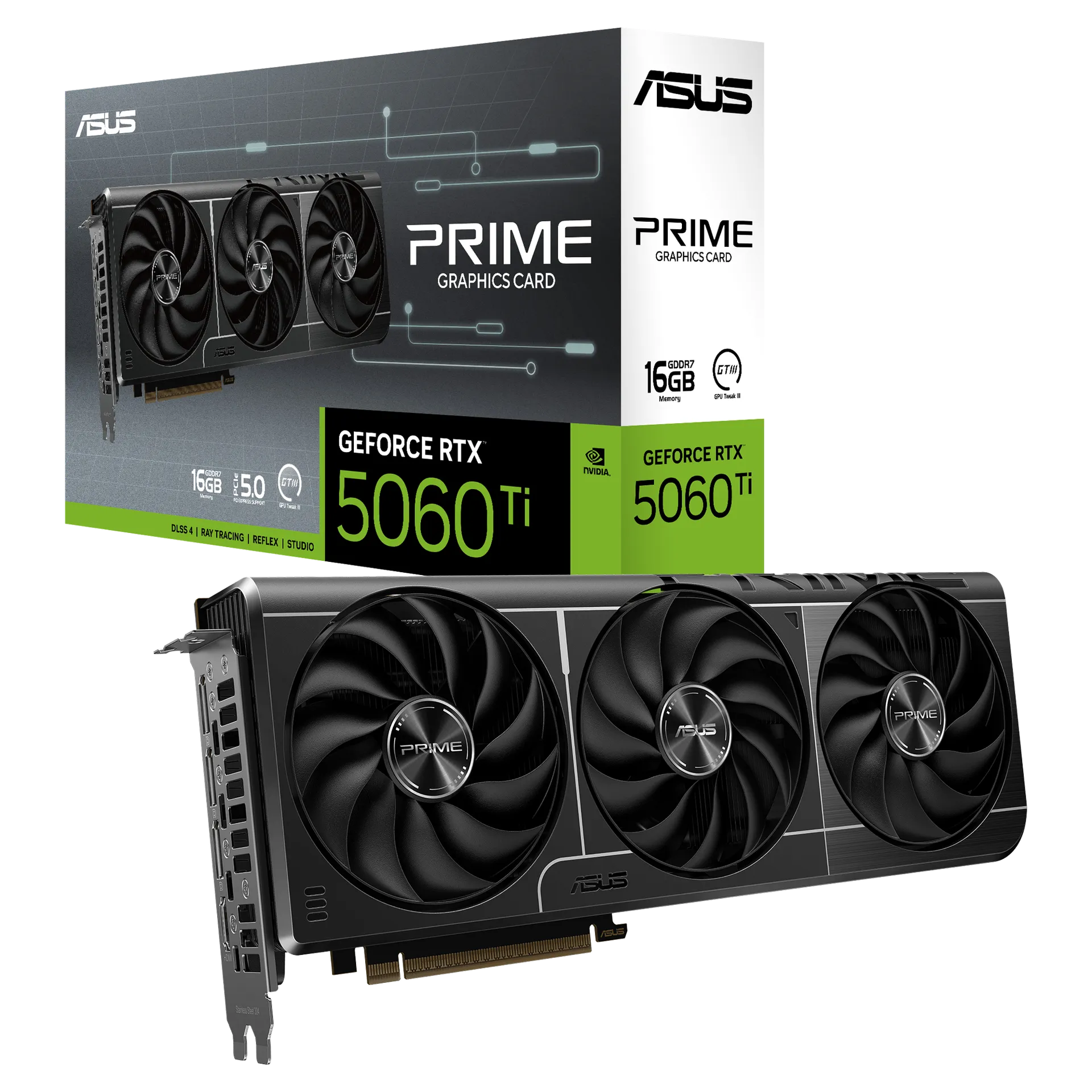 PRIME GeForce RTX™ 5060 Ti 16GB GDDR7