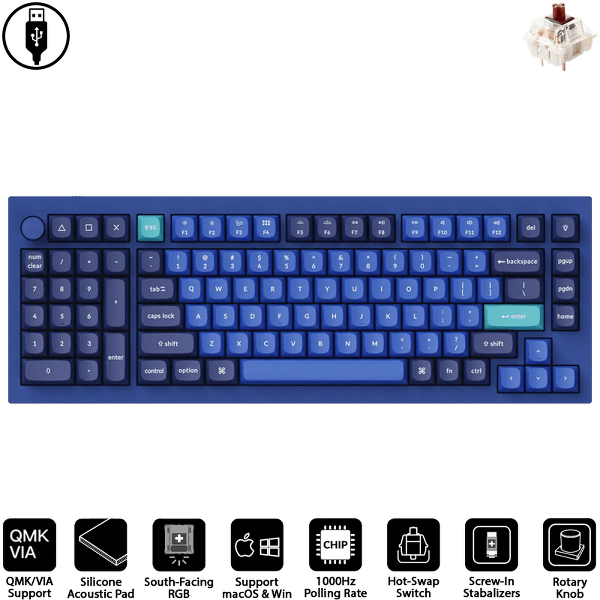 Q12 Fully Assembled (Knob Version)