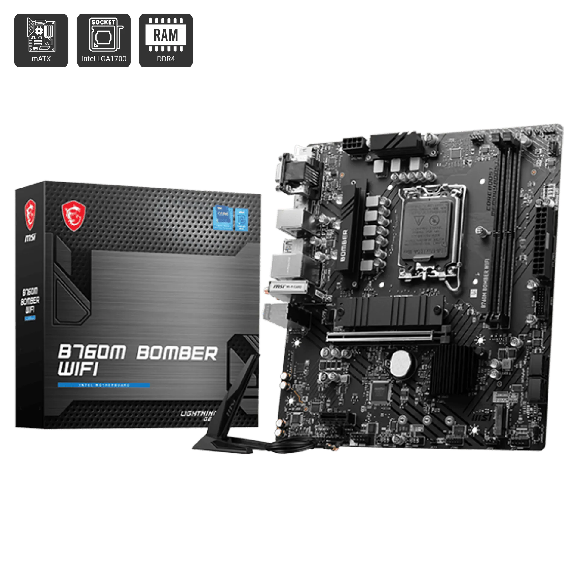 B760M bomber Wifi DDR4