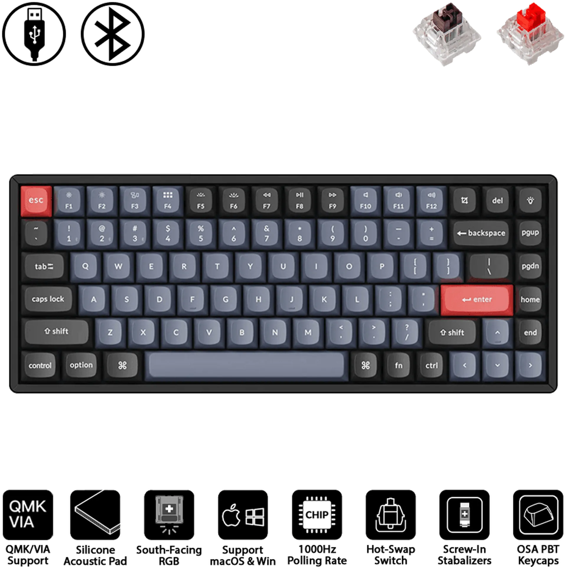 K2 Pro Alum RGB Hot-Swap