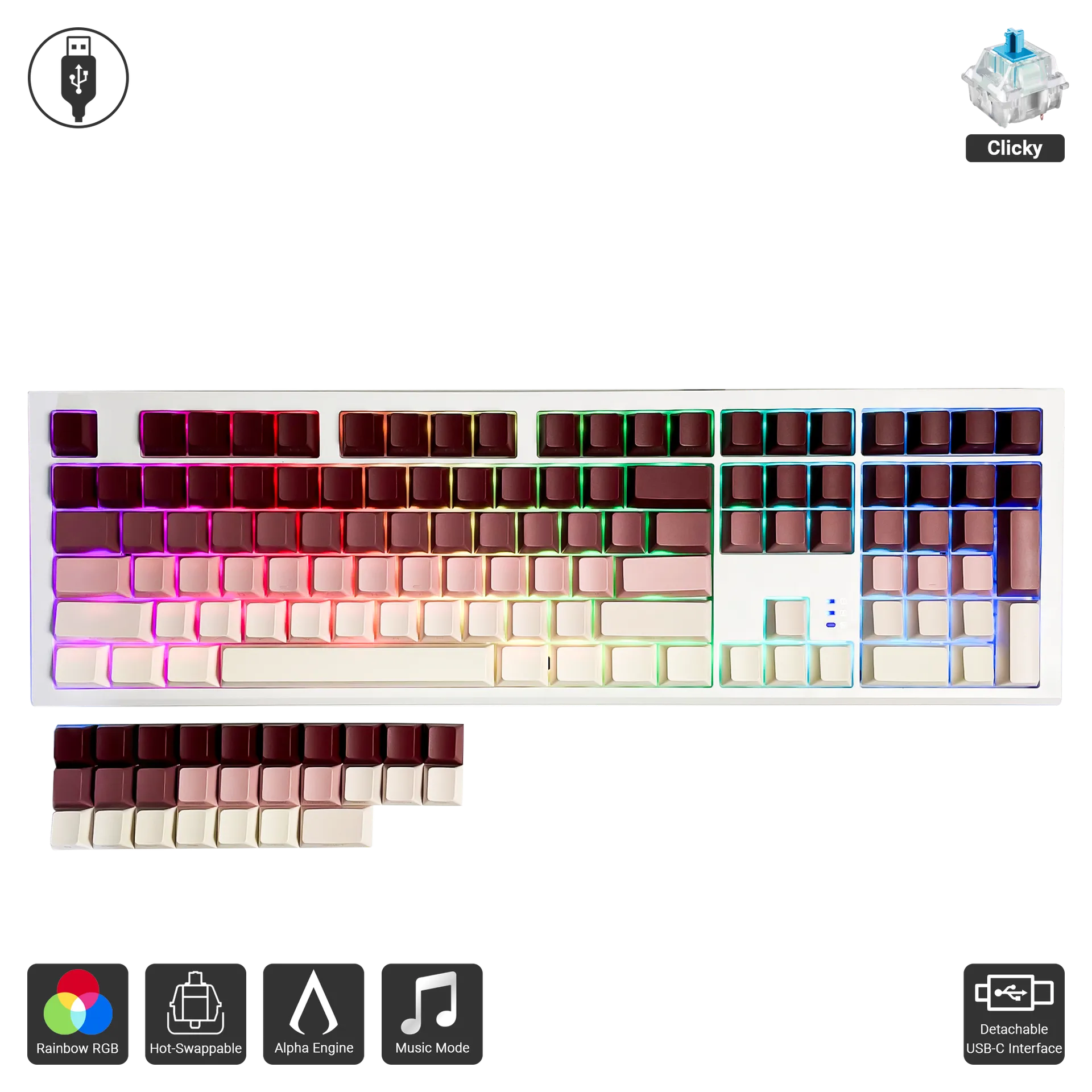 Series One x Veekos Rose Latte Gradient