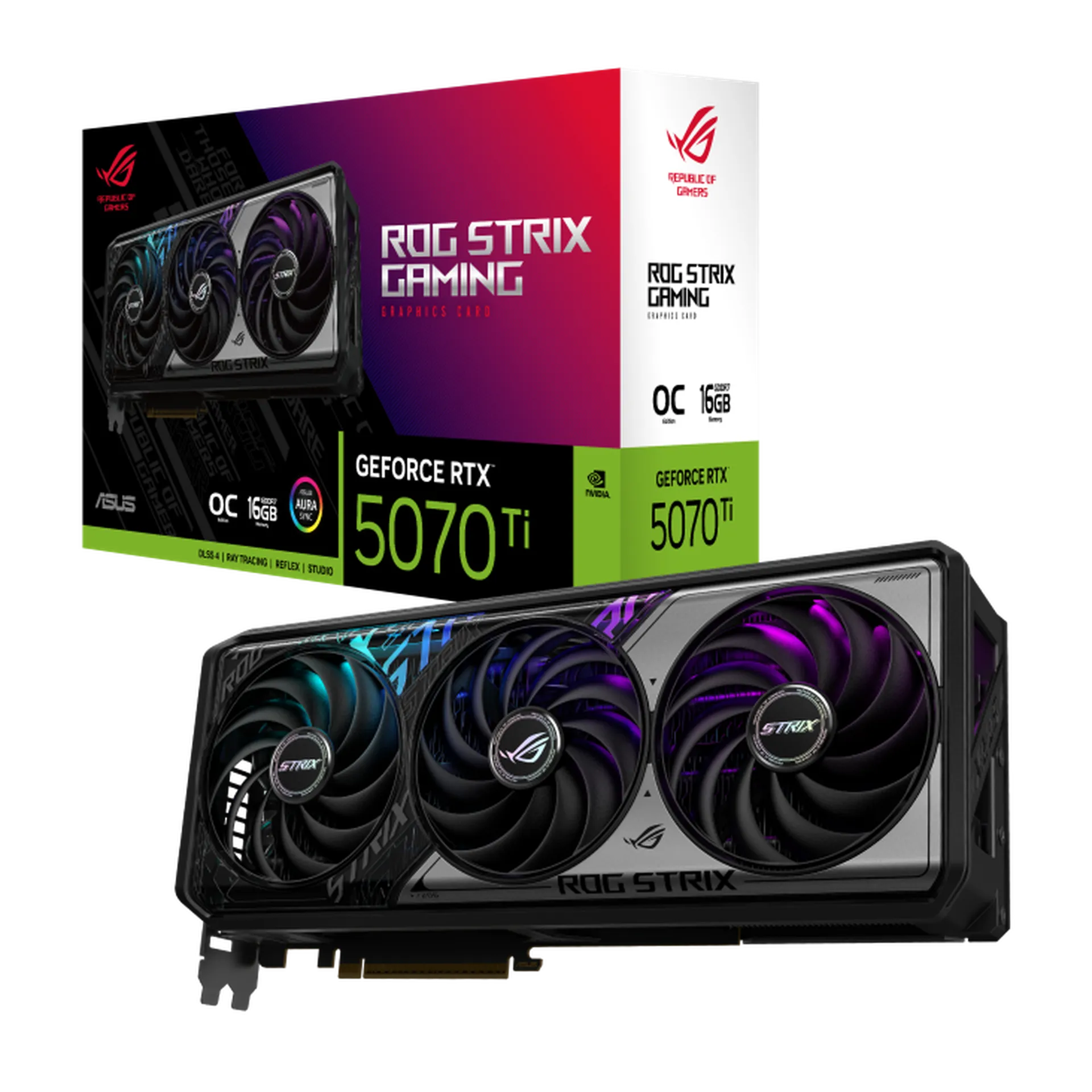ROG Strix GeForce RTX™ 5070 Ti 16GB GDDR7 OC Edition