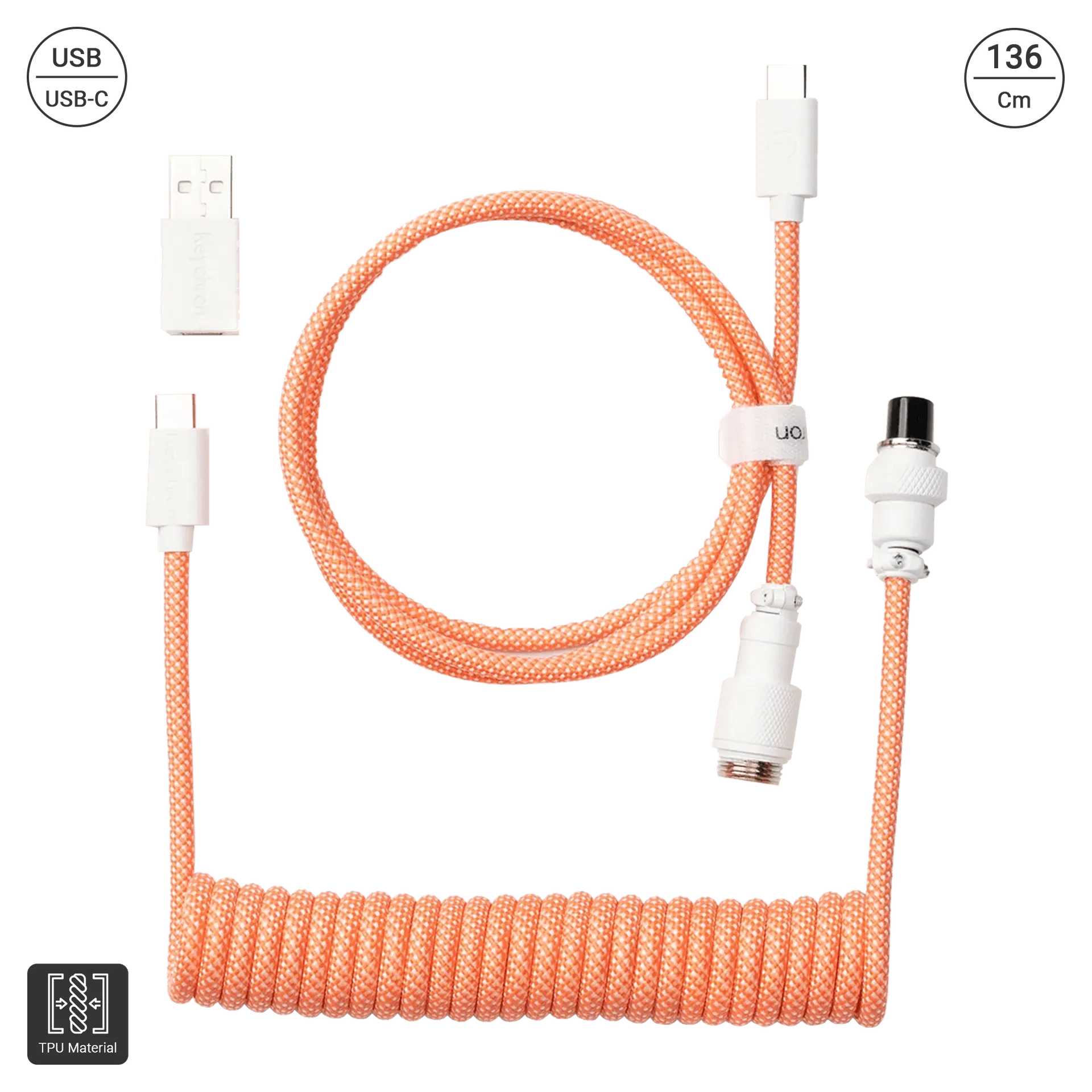 Coiled Aviator Cable