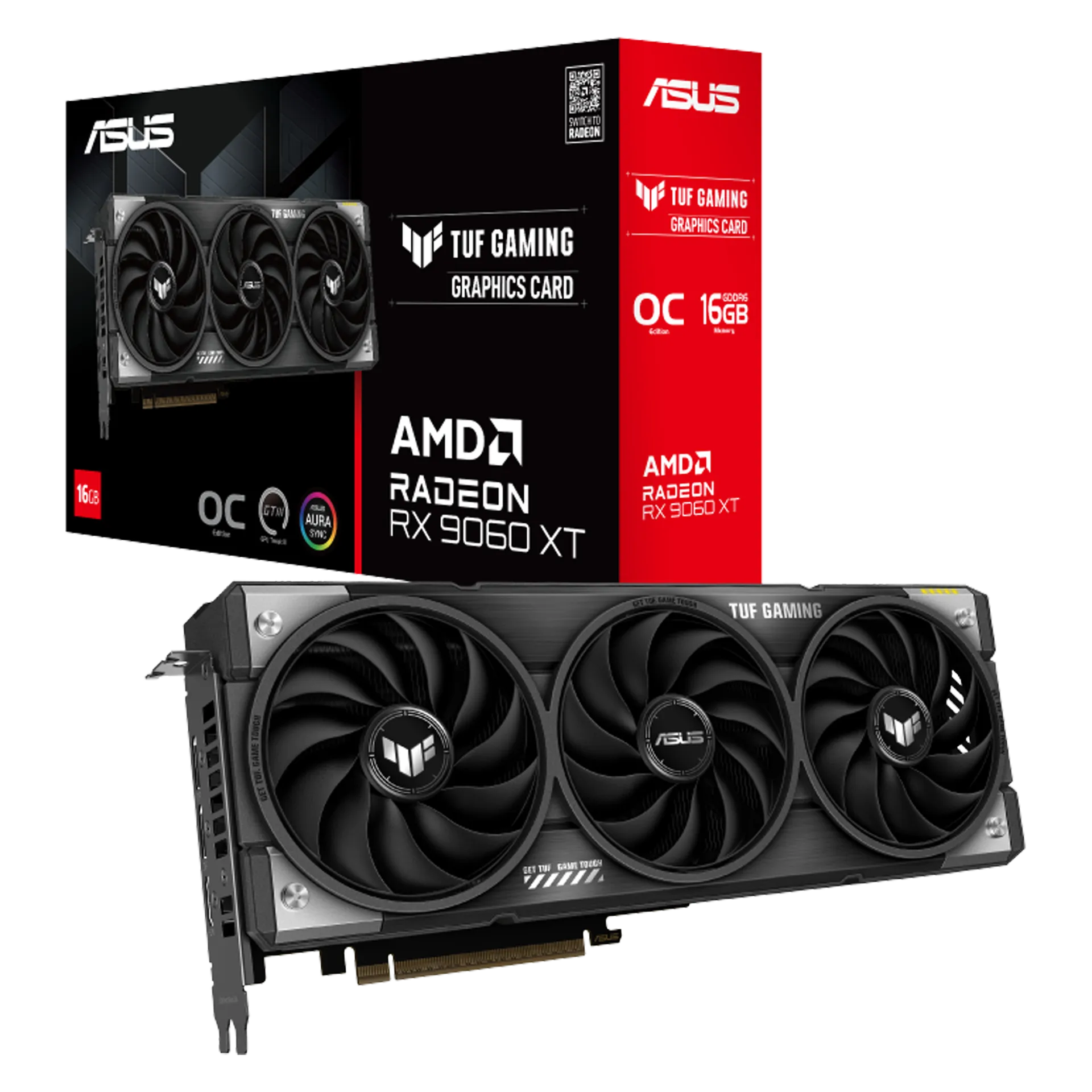 TUF Gaming Radeon™ RX 9060 XT 16GB GDDR6