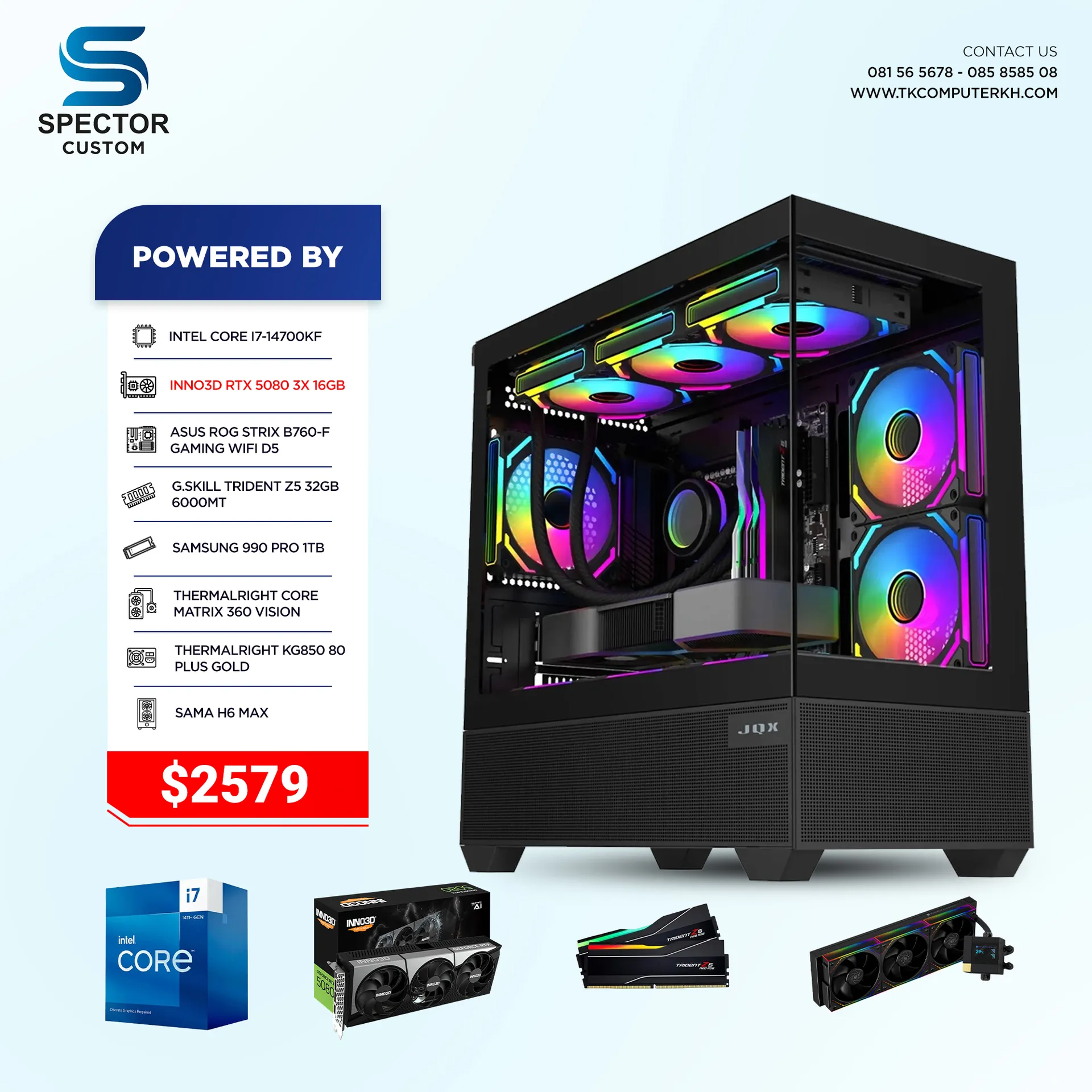 Intel Core i7 14Gen RTX5080