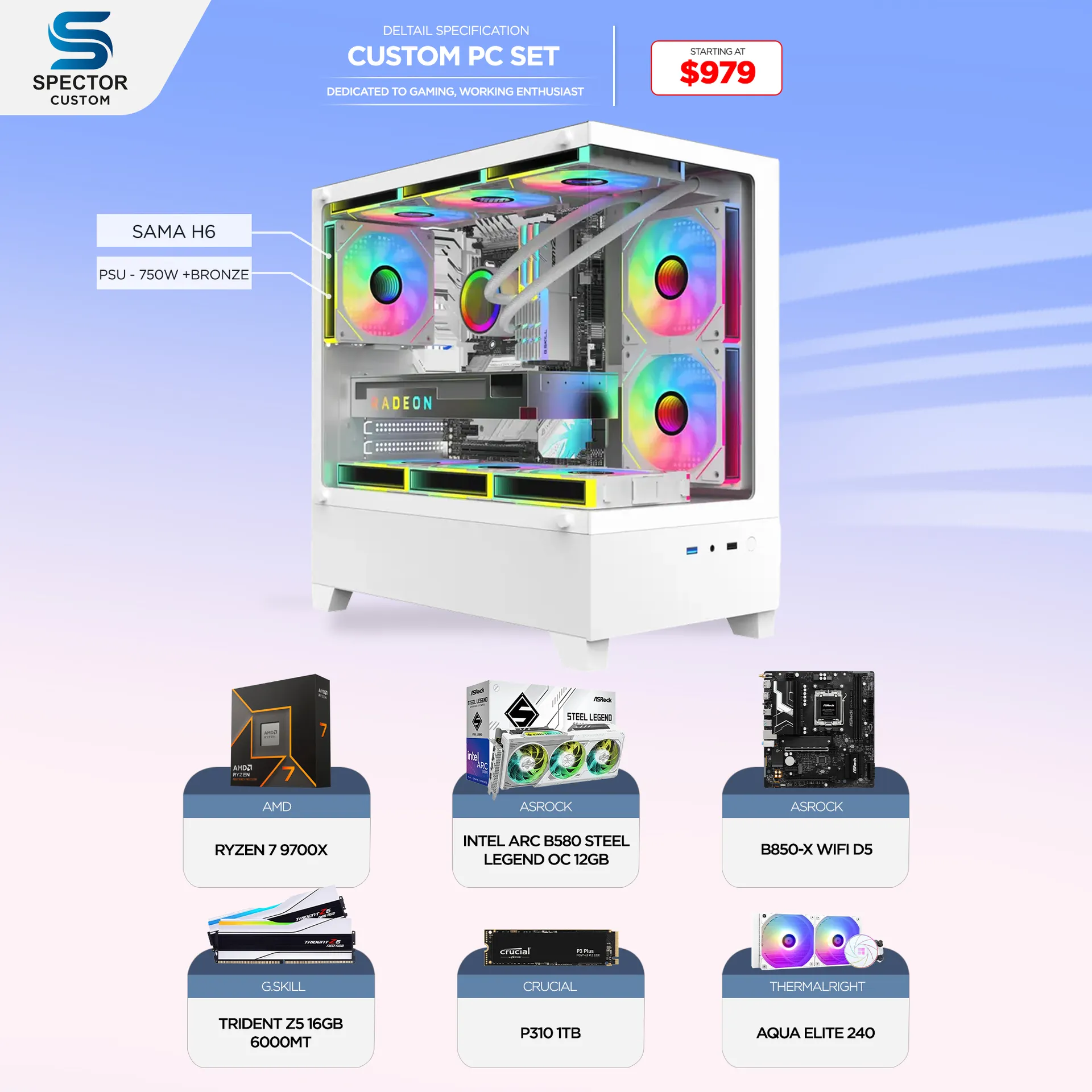 AMD Ryzen 7 9700X ARCB580