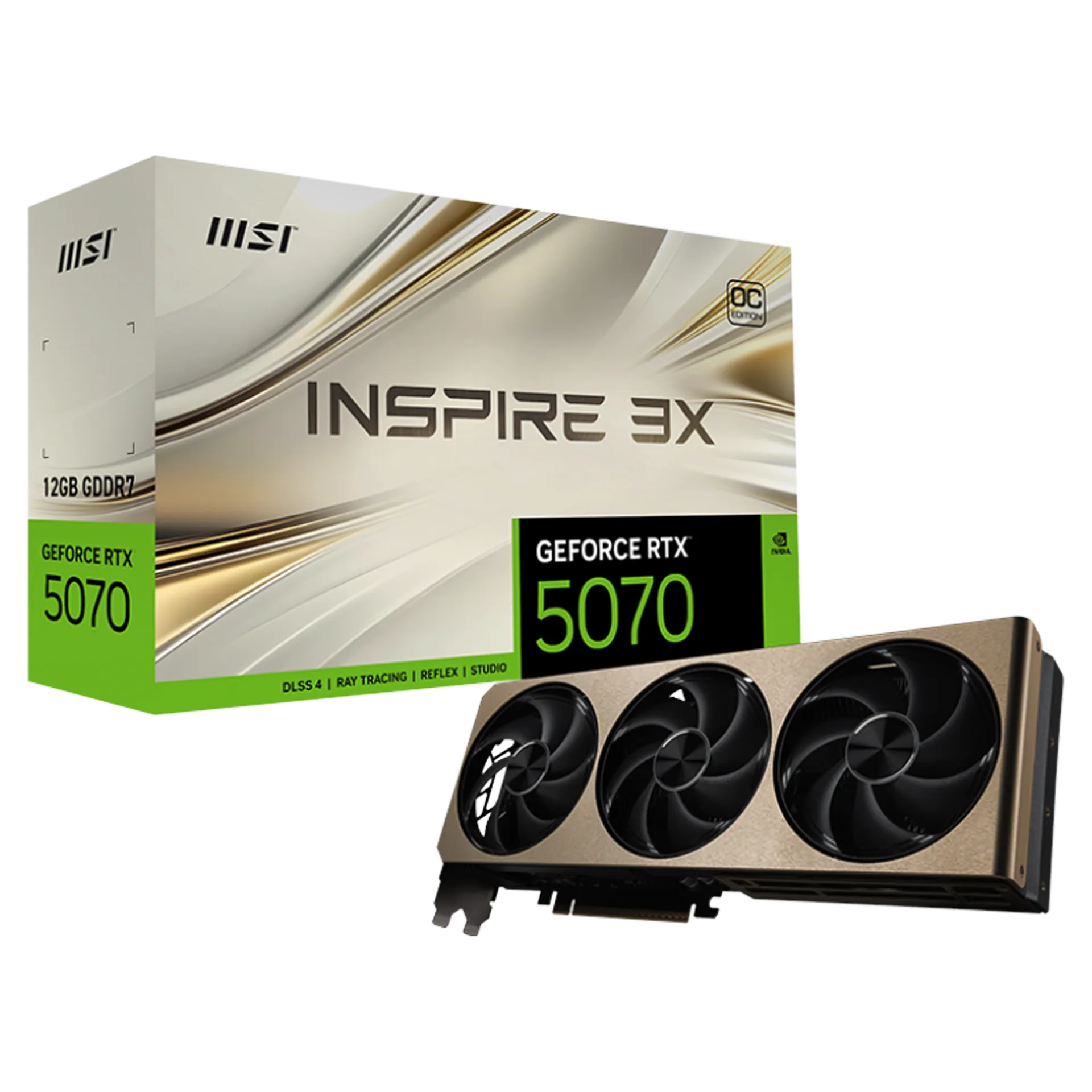 GeForce RTX™ 5070 12G INSPIRE 3X OC