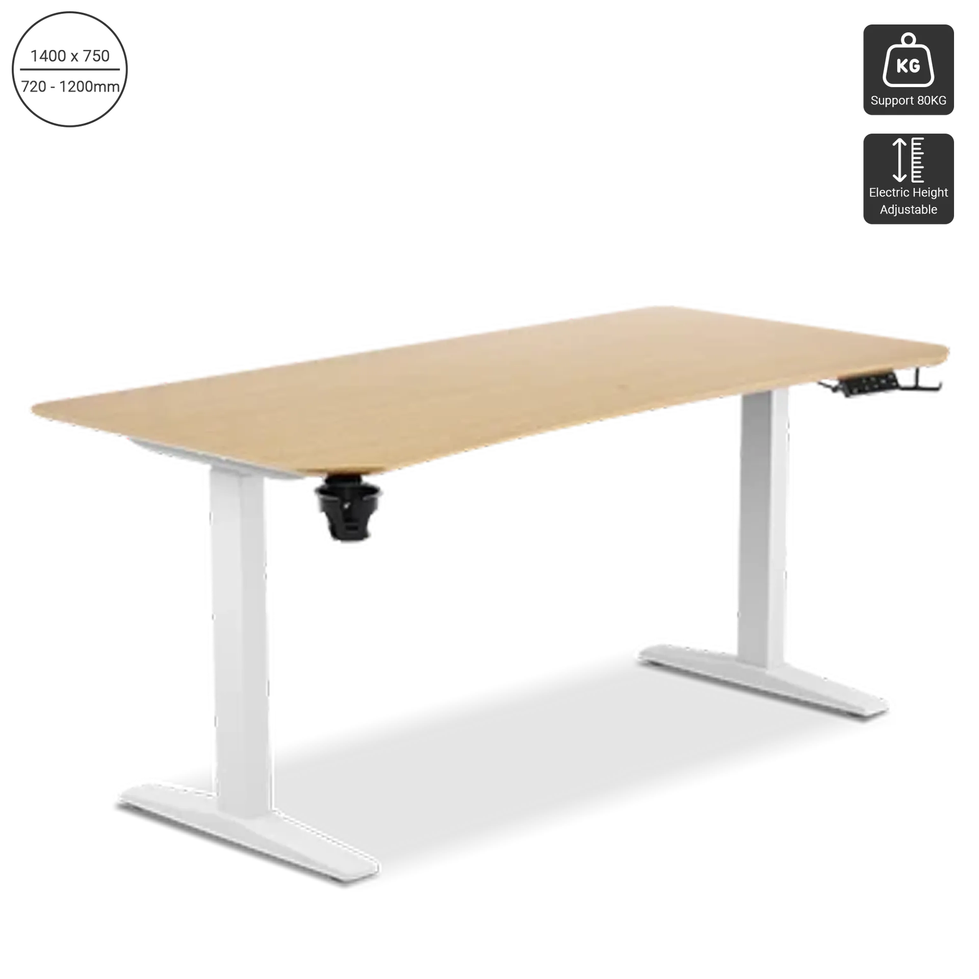 Titus X Smart Desk (Electric Adjustable Height Table, 1.4M)