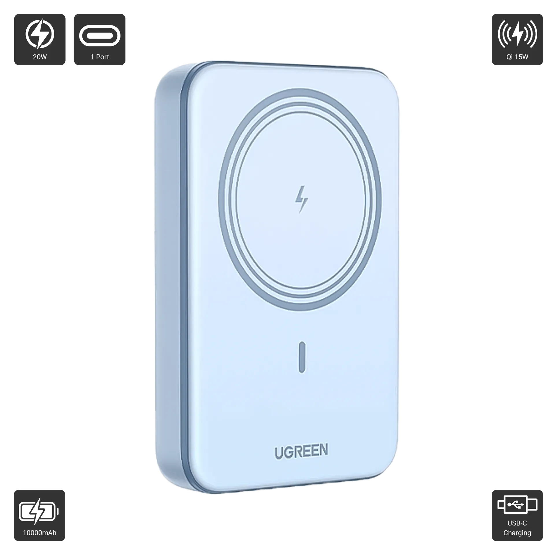 Powerbank 10000mAH 20W Wireless Charge