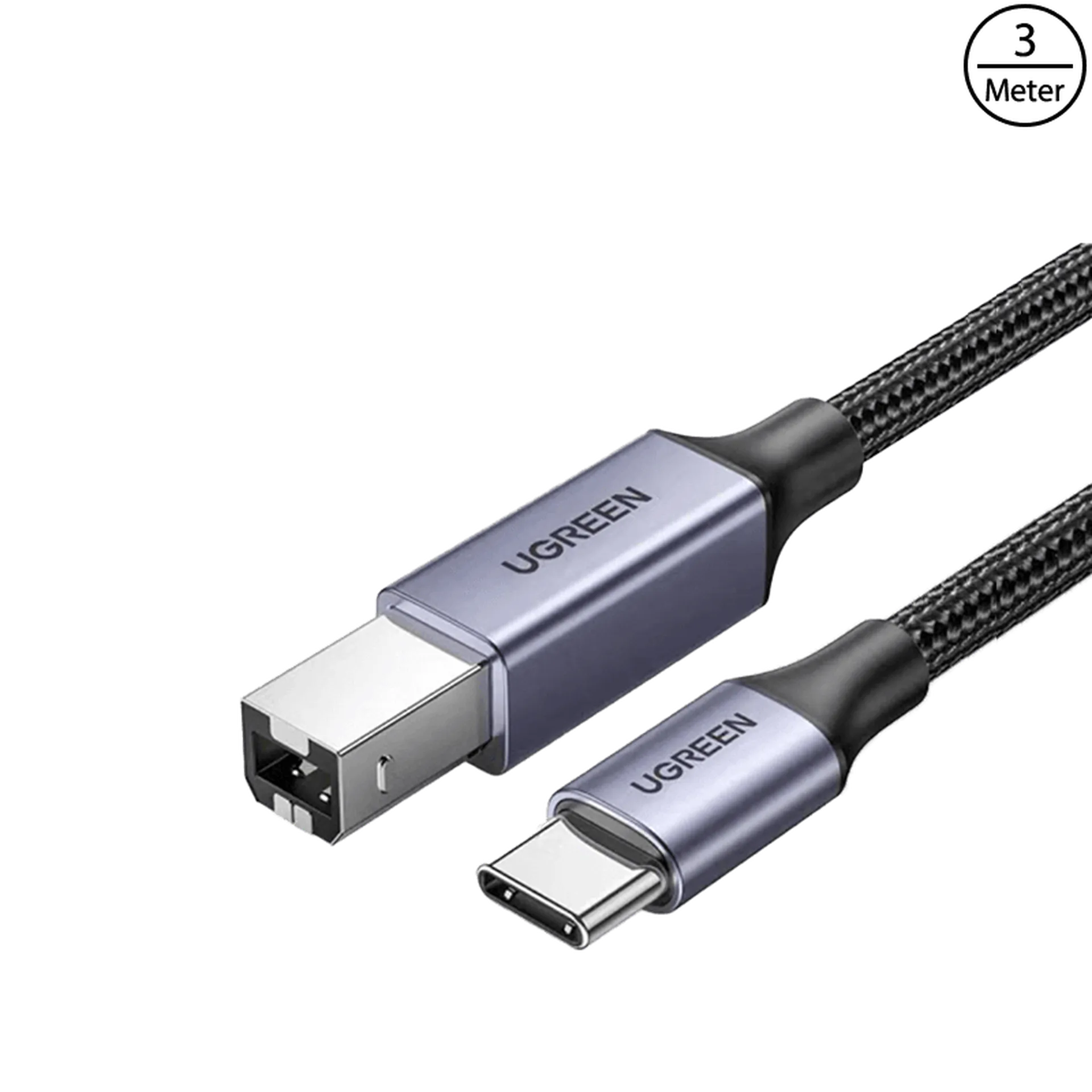 USB-B to USB-C Printer Cable