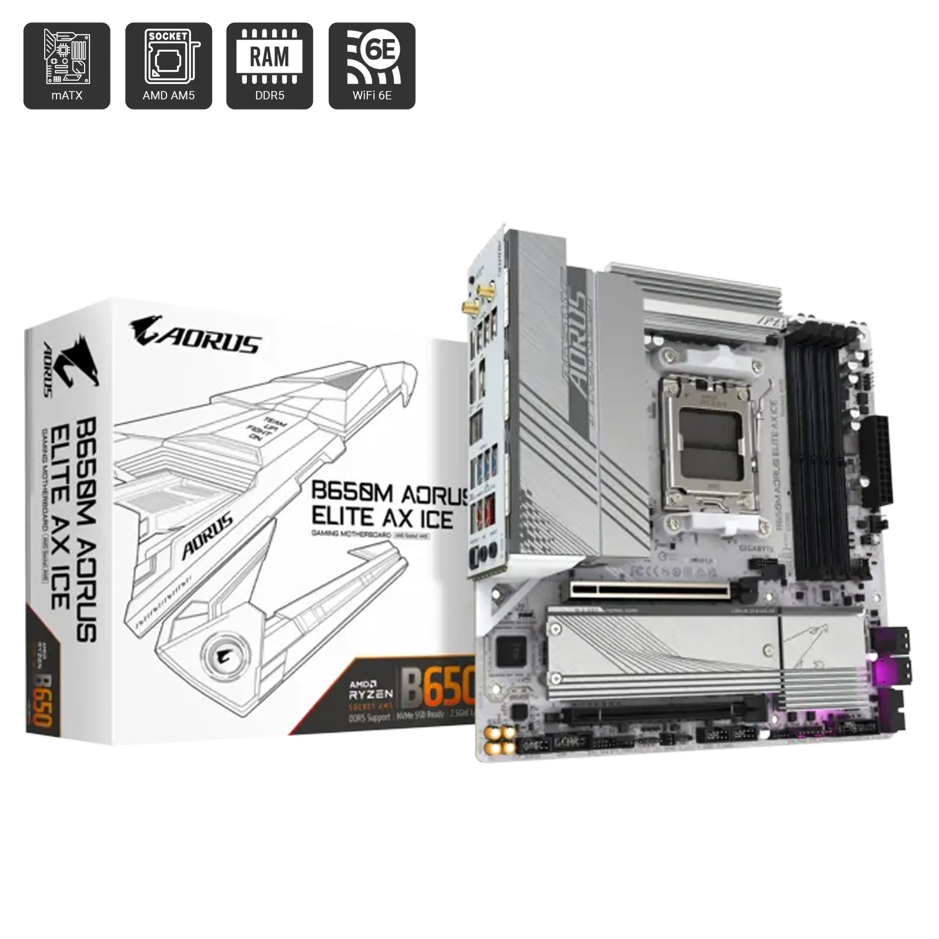 B650M AORUS ELITE AX ICE