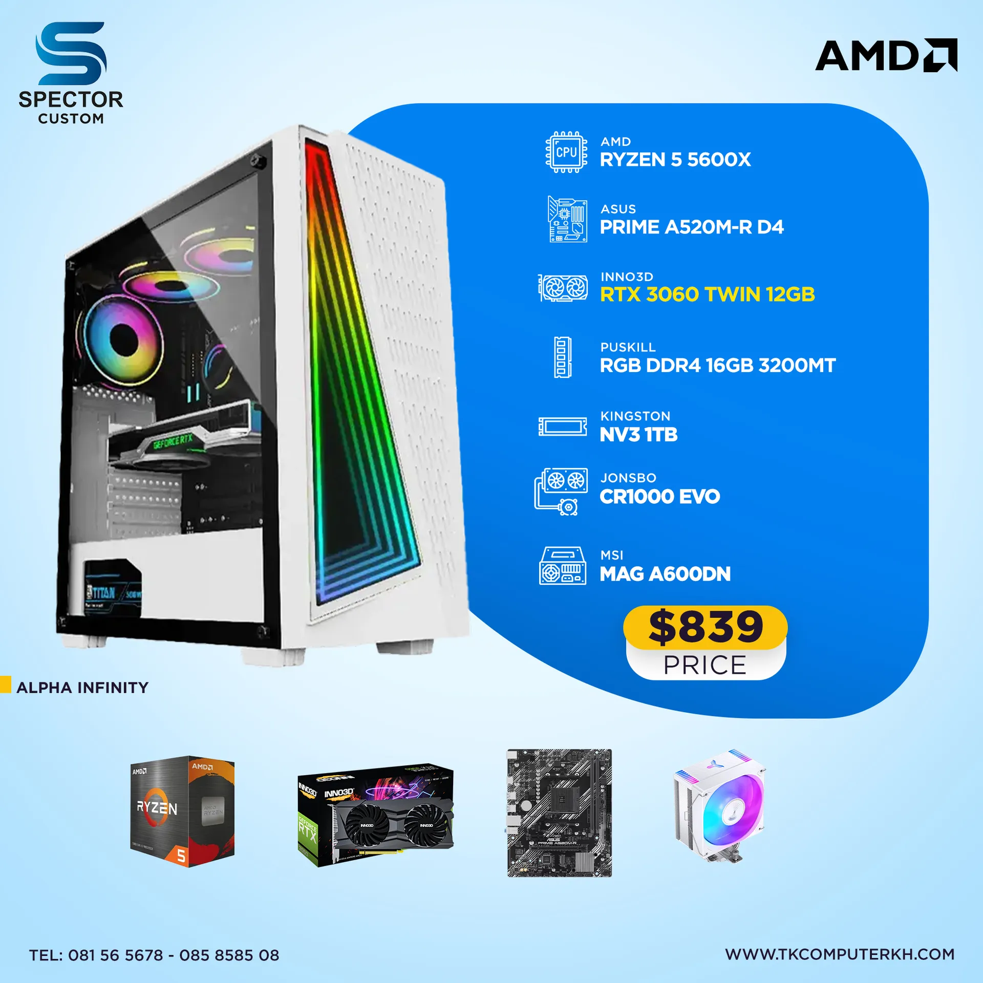 AMD Ryzen 5 5600X RTX3060