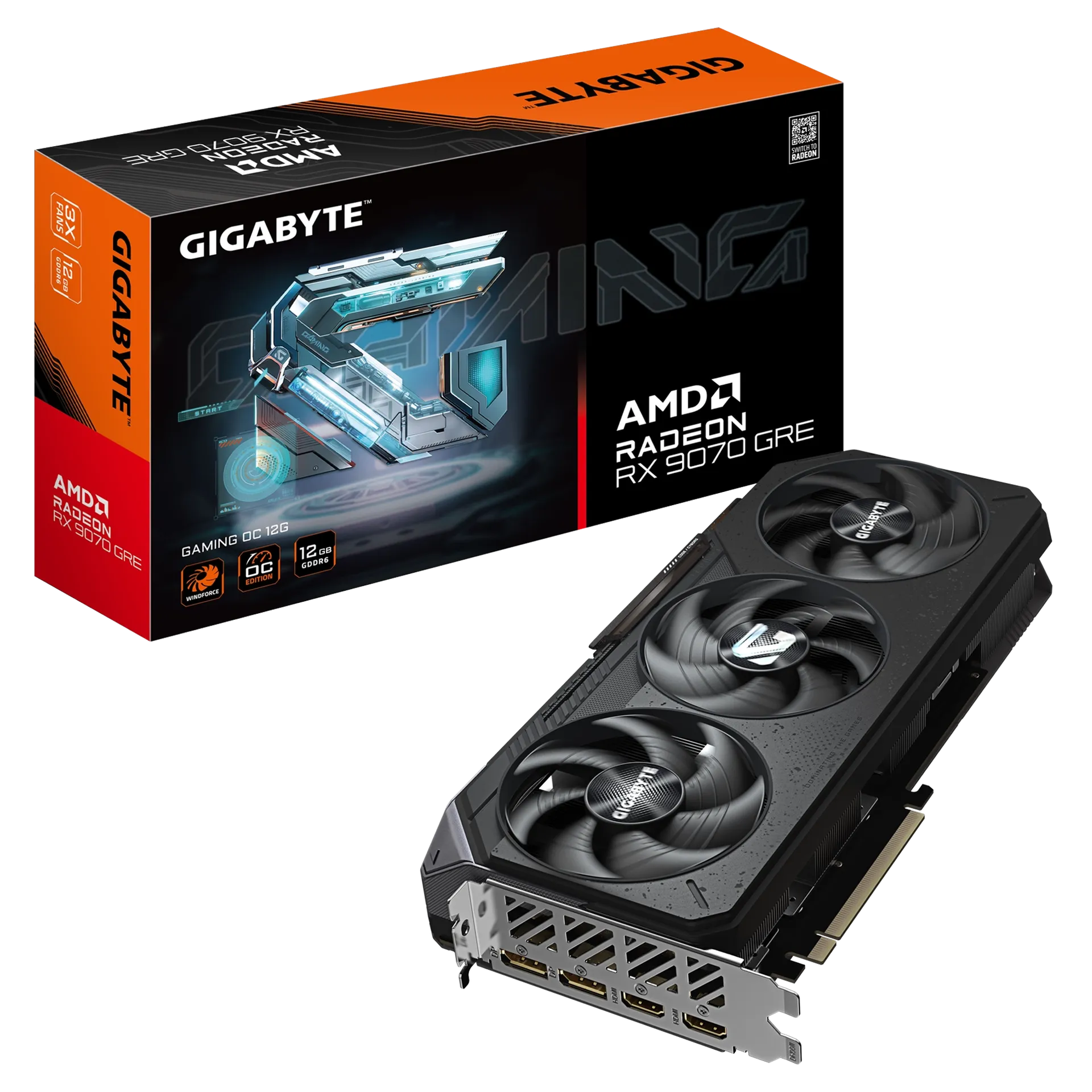 Radeon™ RX 9070 GRE GAMING OC 12G