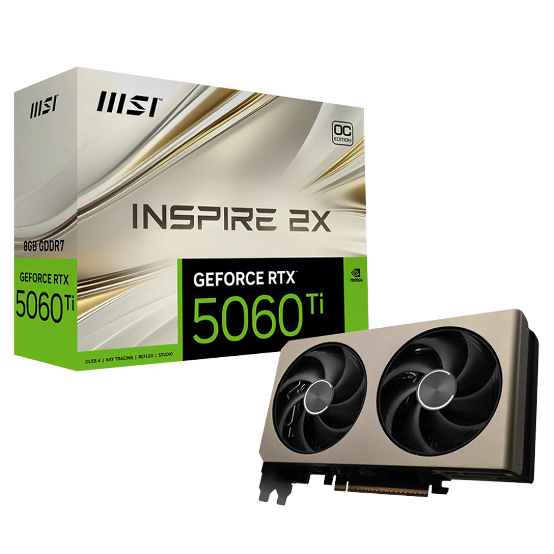 GeForce RTX™ 5060 Ti 8G INSPIRE 2X OC
