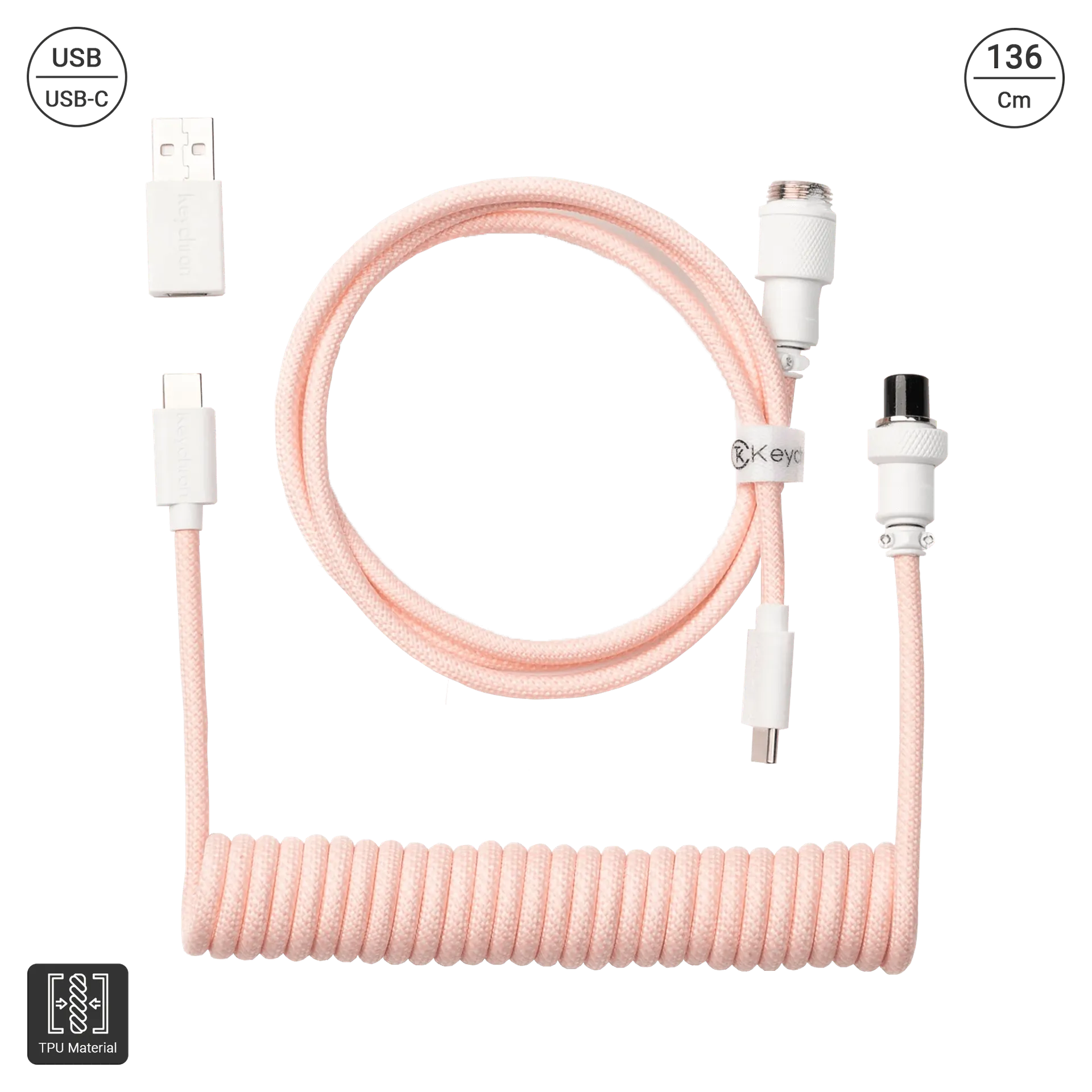 Coiled Aviator Cable