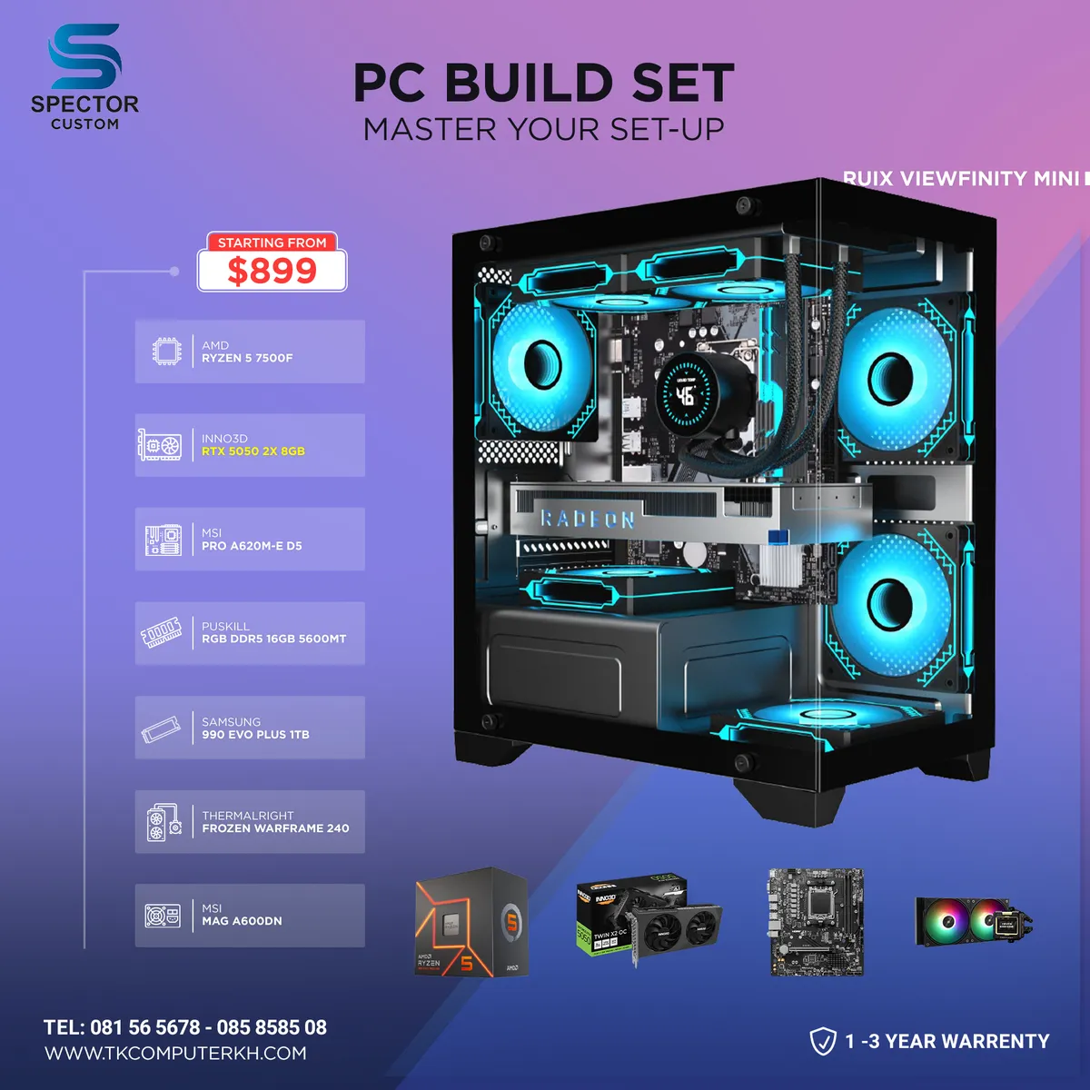 Custom PC @ TK Computer KH, Cambodia
