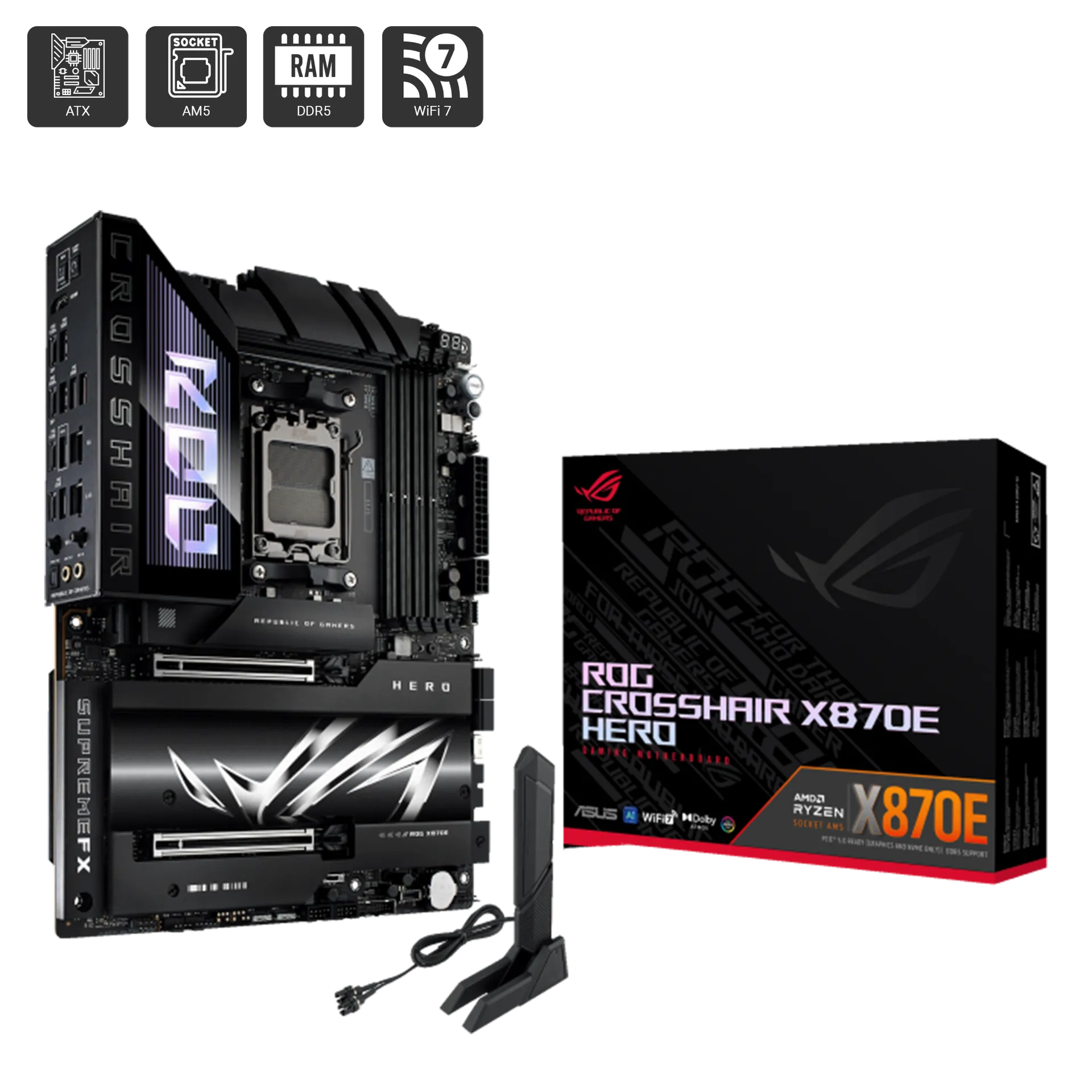 CROSSHAIR X870E HERO