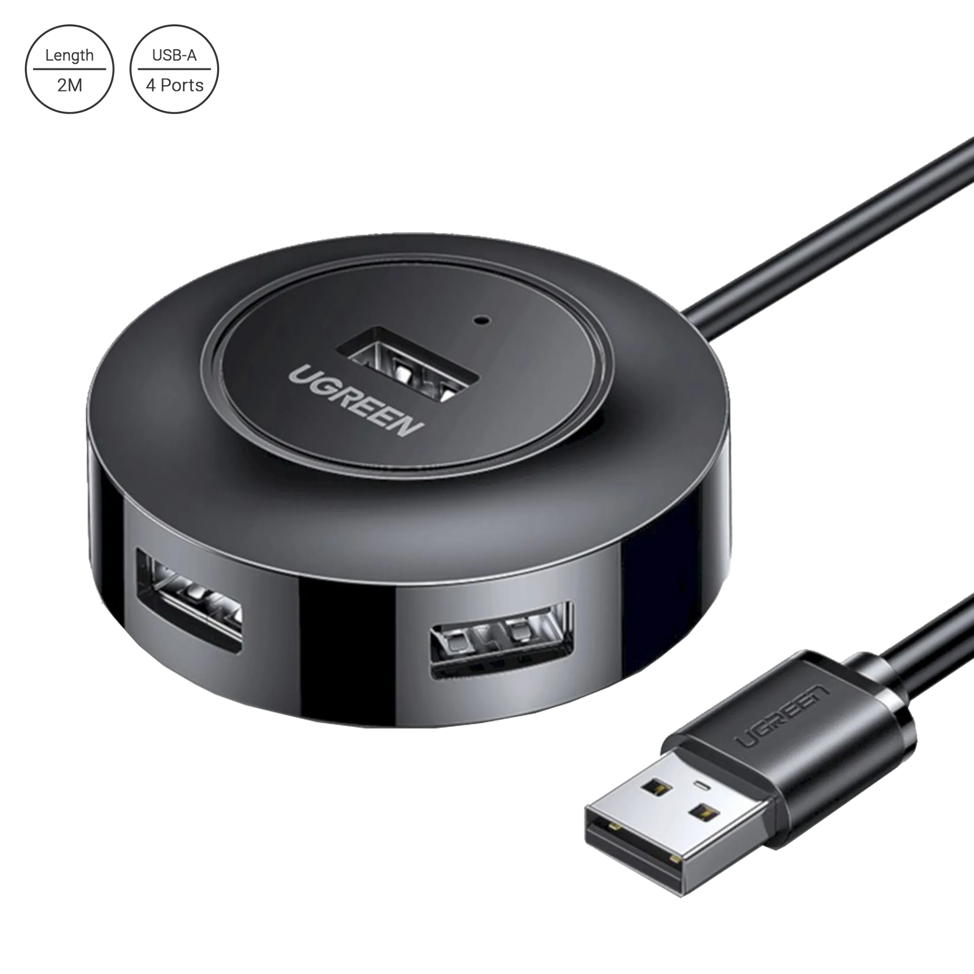 USB-A to USB-A 4 Ports (2M)