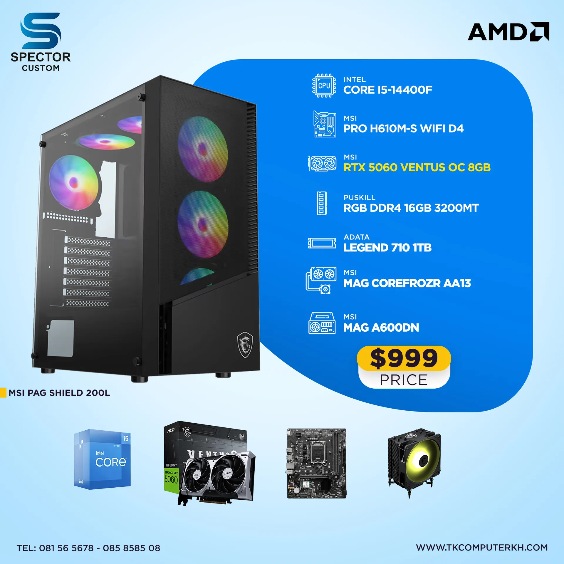 Intel Core i5 14Gen RTX5060